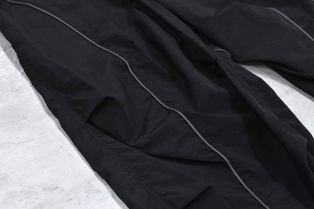 elephant TRIBAL fabrics /  3D Snow Camo Nylon Pants - BLACK