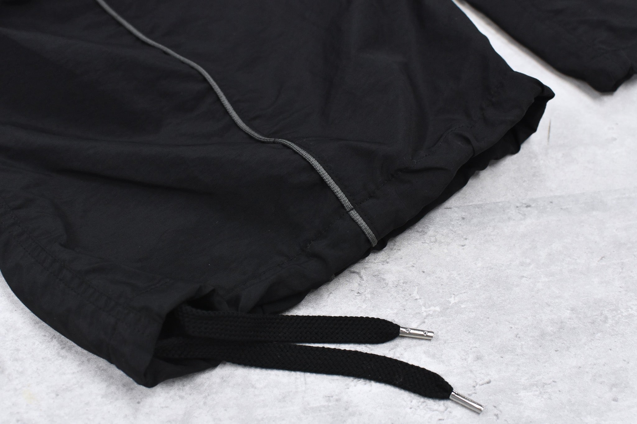 elephant TRIBAL fabrics /  3D Snow Camo Nylon Pants - BLACK