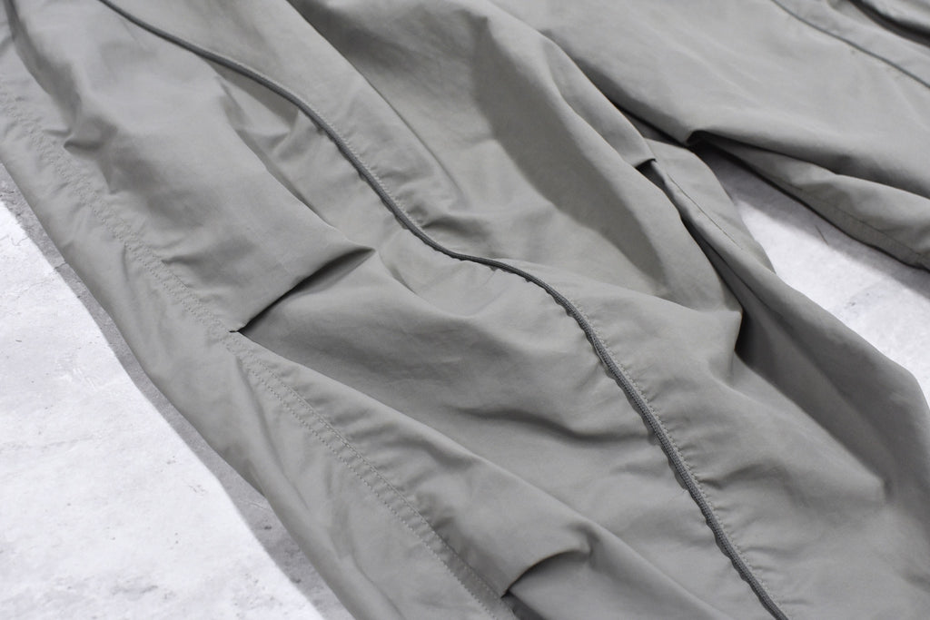 elephant TRIBAL fabrics /  3D Snow Camo Nylon Pants - ASH GRAY