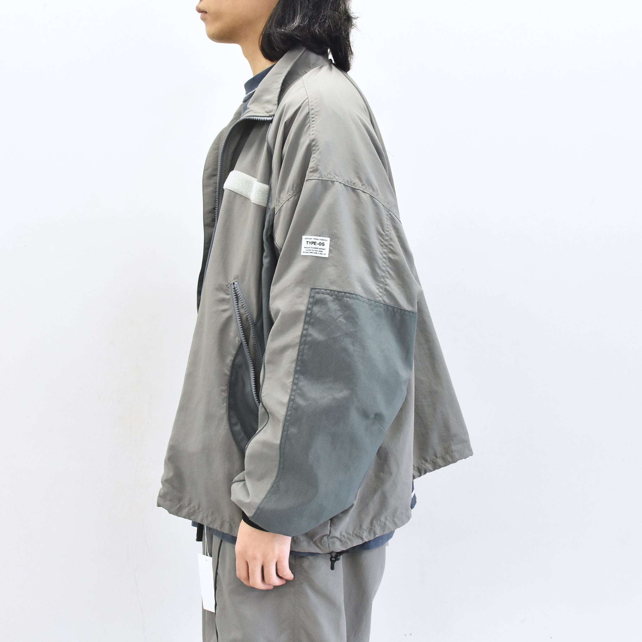 elephant TRIBAL fabrics /  Fat Jumper - ASH GRAY