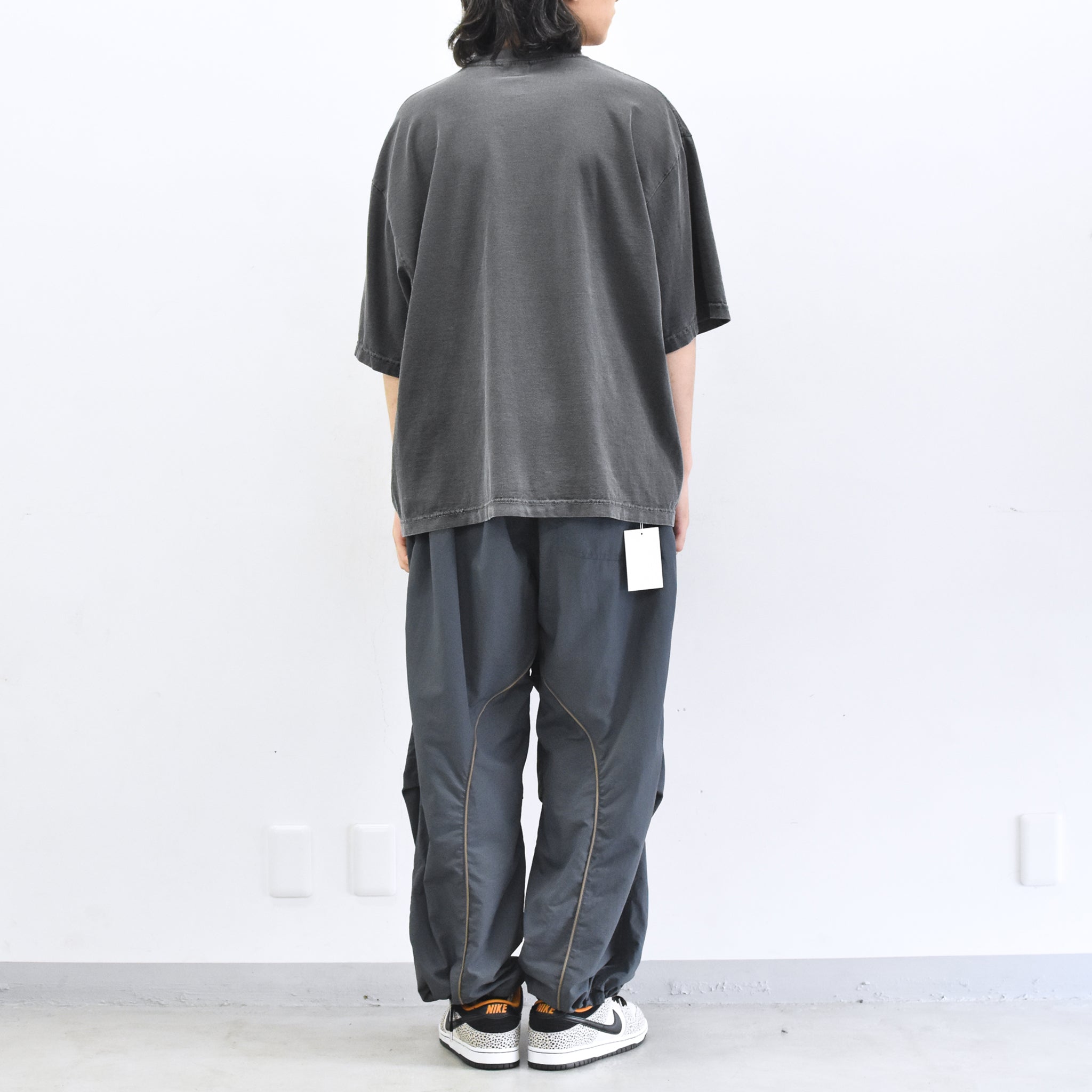 elephant TRIBAL fabrics /  3D Snow Camo Nylon Pants - CEMENT BLUE