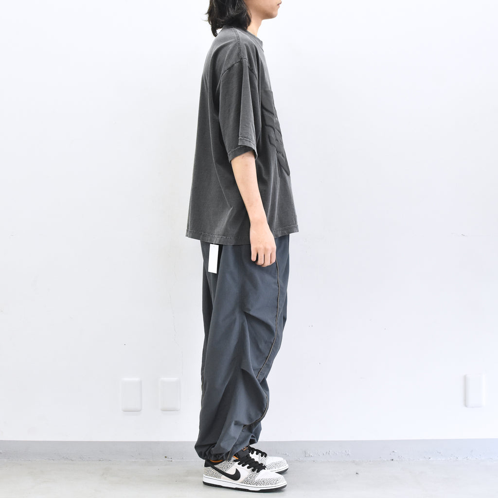 elephant TRIBAL fabrics /  3D Snow Camo Nylon Pants - CEMENT BLUE