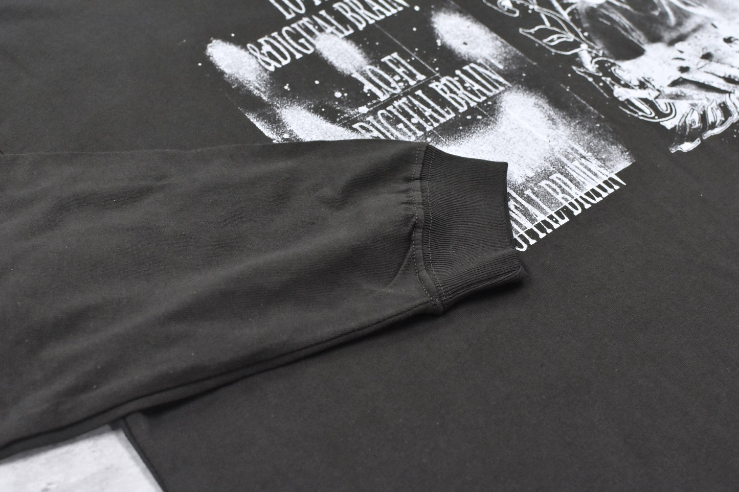 FUMEI / LO-FI&DIGITAL BRAIN 2-B L/S TEE - SUMI