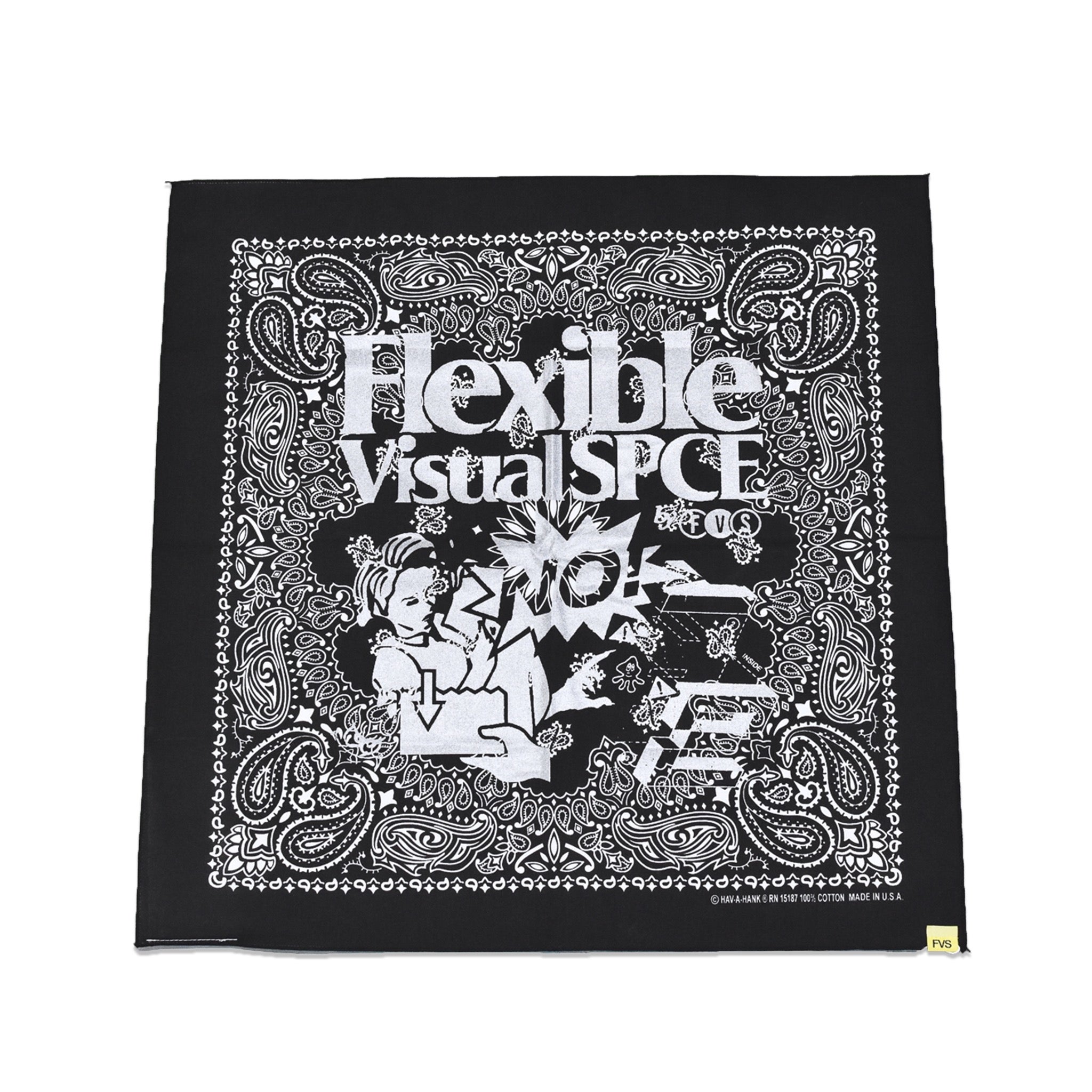 FlexibleVisual SPCE / bandana 1st (FVS) - BLACK