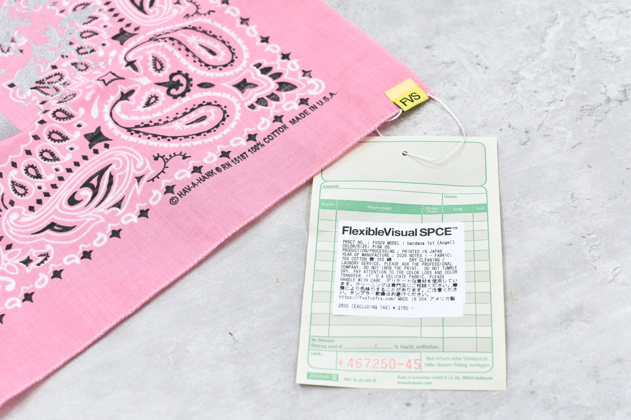 FlexibleVisual SPCE / bandana 1st (Angel) - PINK