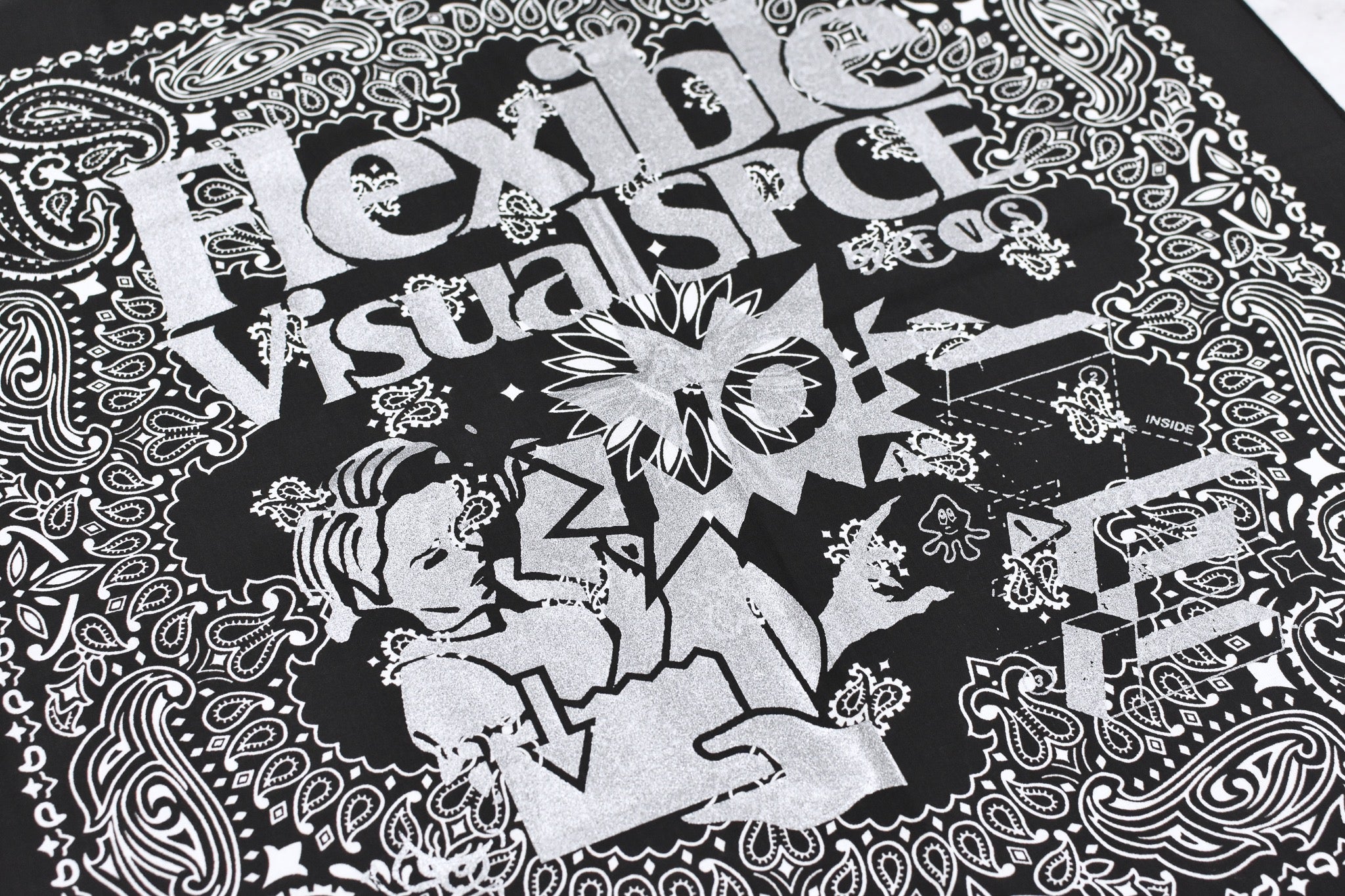 FlexibleVisual SPCE / bandana 1st (FVS) - BLACK
