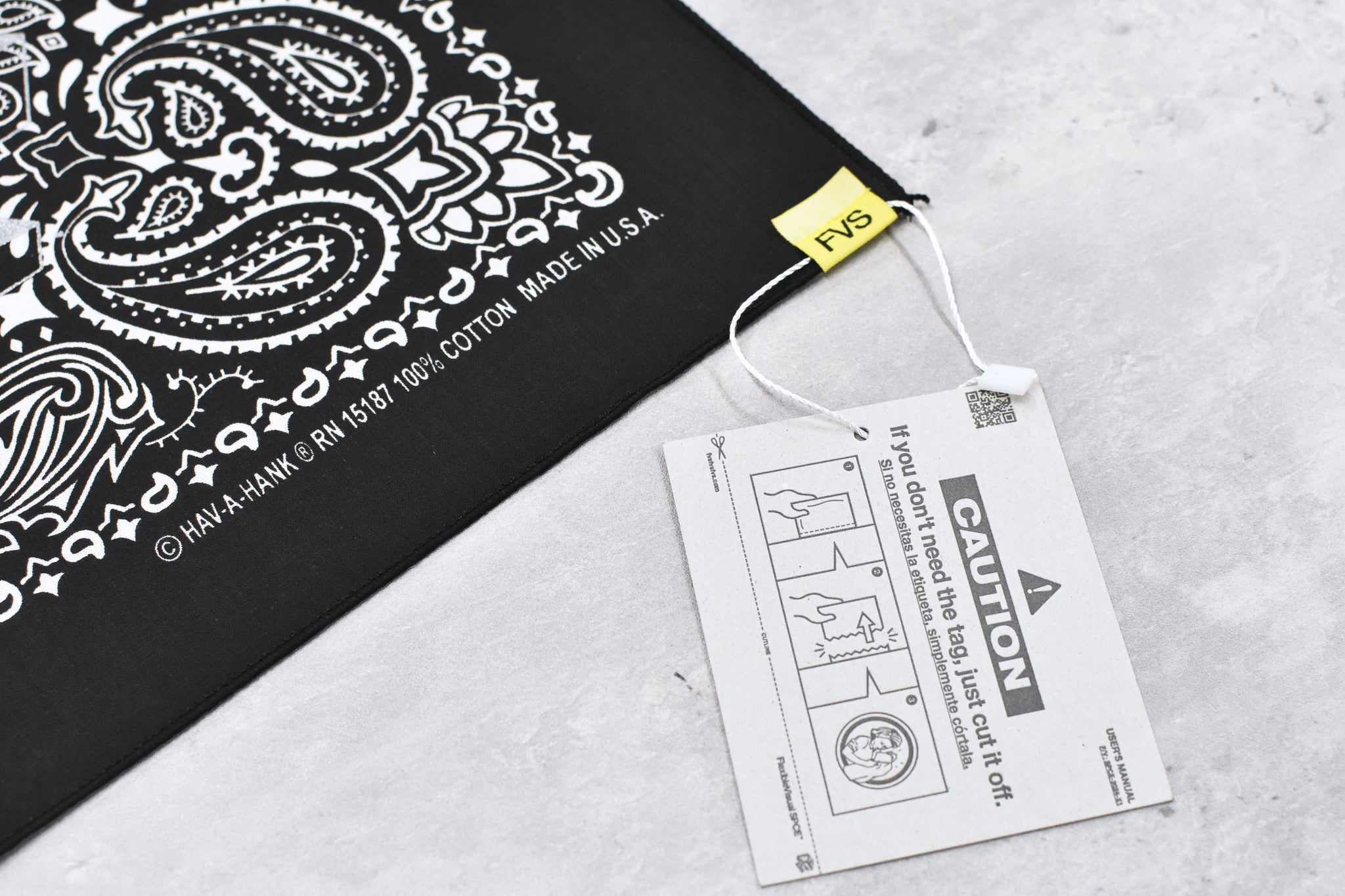 FlexibleVisual SPCE / bandana 1st (FVS) - BLACK