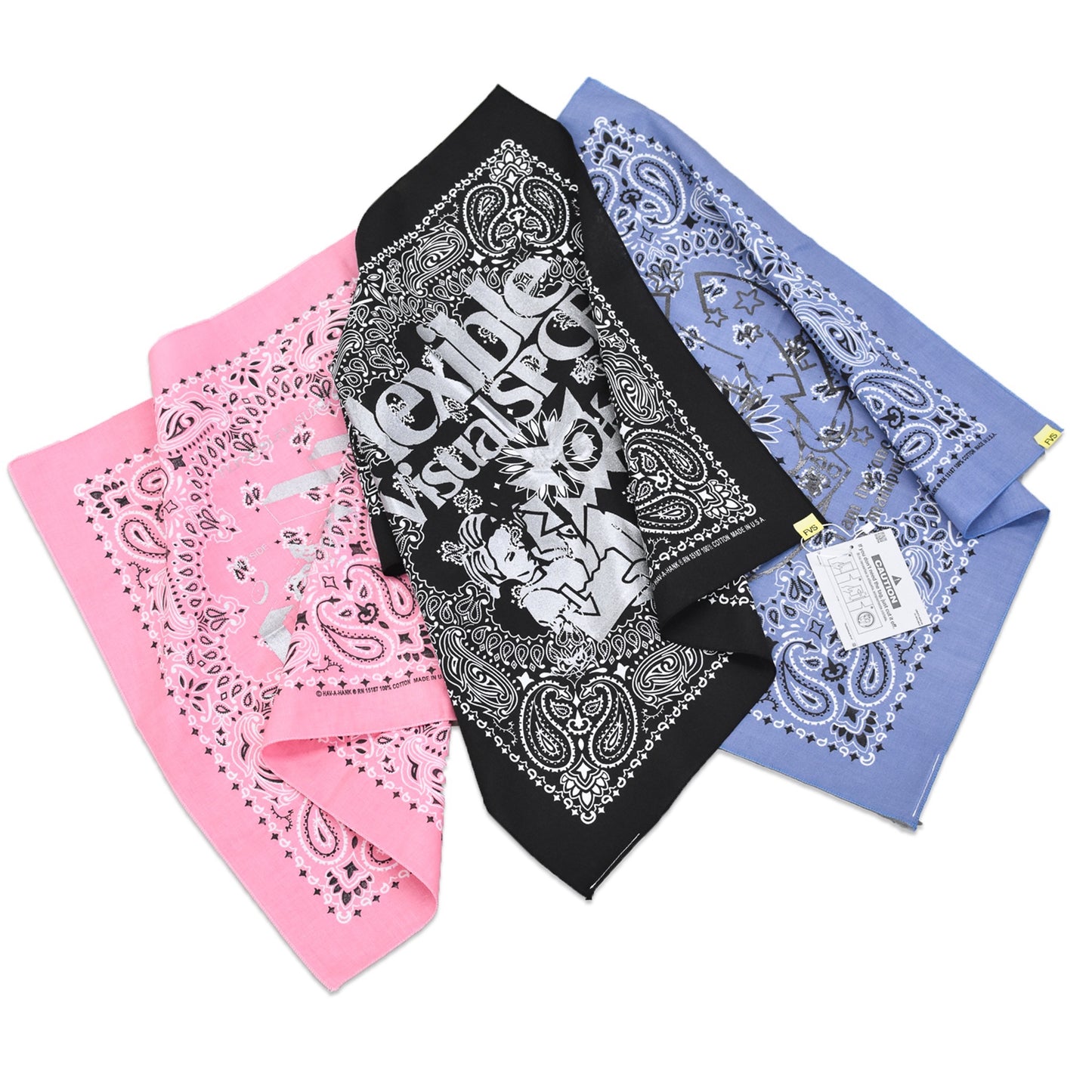 FlexibleVisual SPCE / bandana 1st (FVS) - BLACK