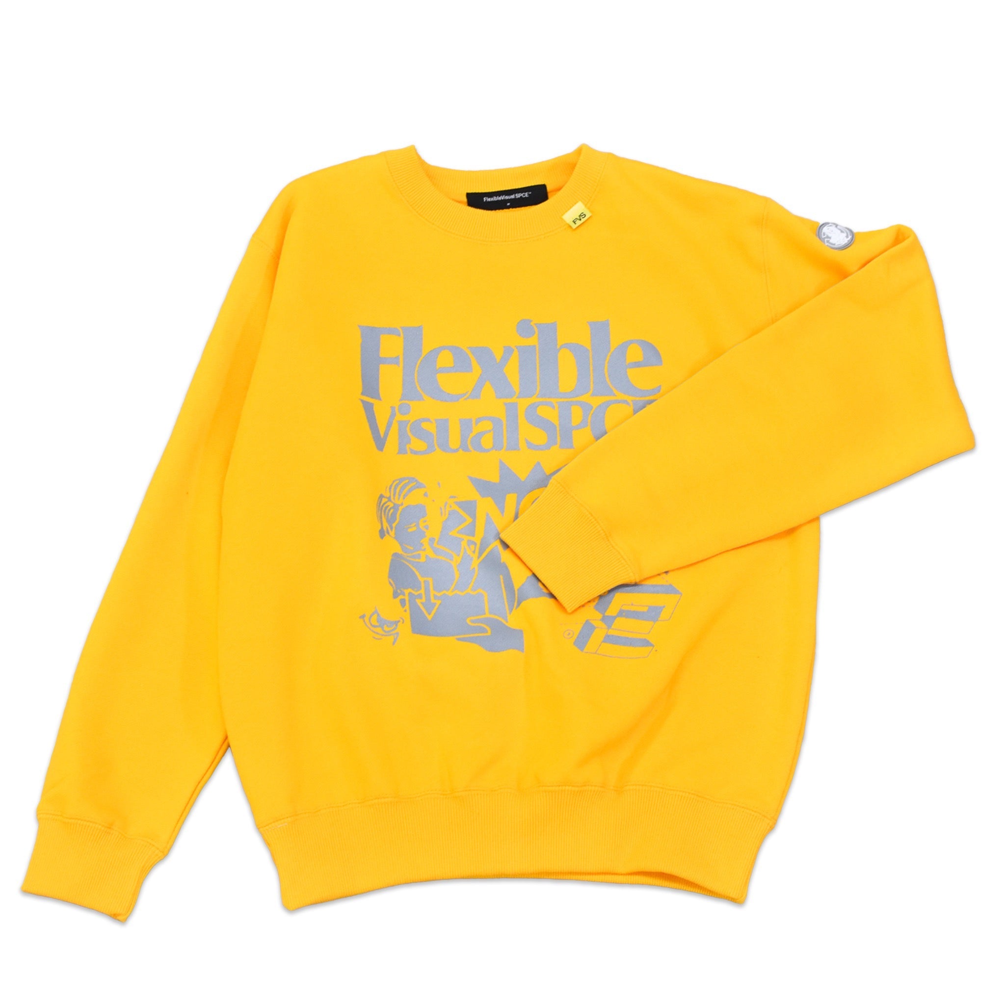 FlexibleVisual SPCE / FVS Sweatshirt - YELLOW