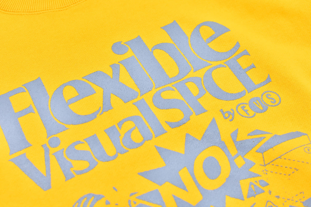 FlexibleVisual SPCE / FVS Sweatshirt - YELLOW