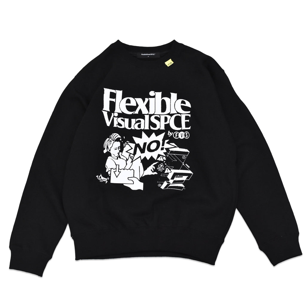 FlexibleVisual SPCE / FVS Sweatshirt - BLACK