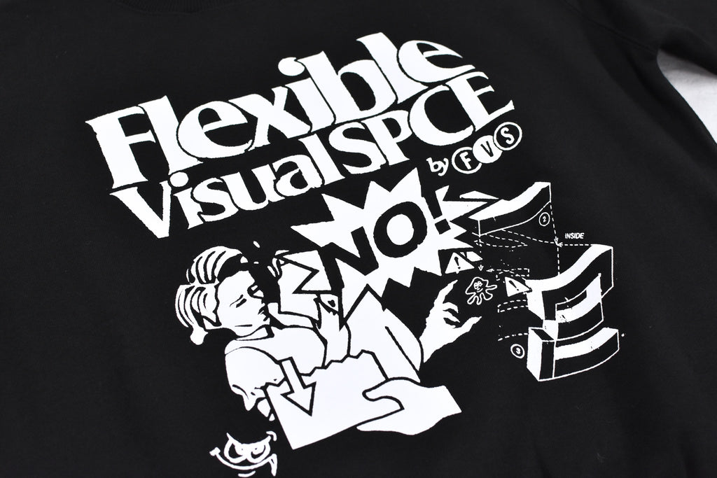 FlexibleVisual SPCE / FVS Sweatshirt - BLACK