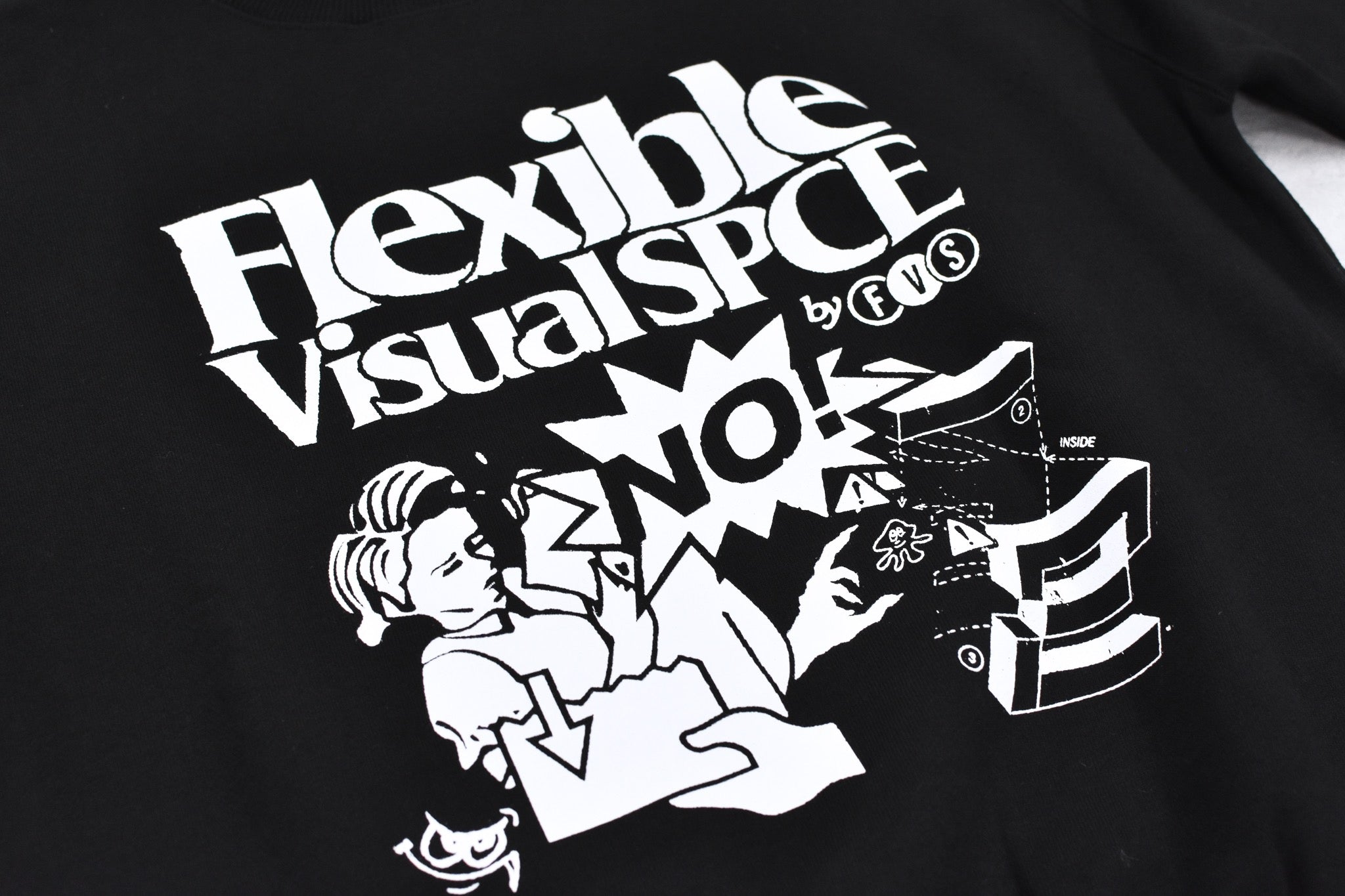FlexibleVisual SPCE / FVS Sweatshirt - BLACK