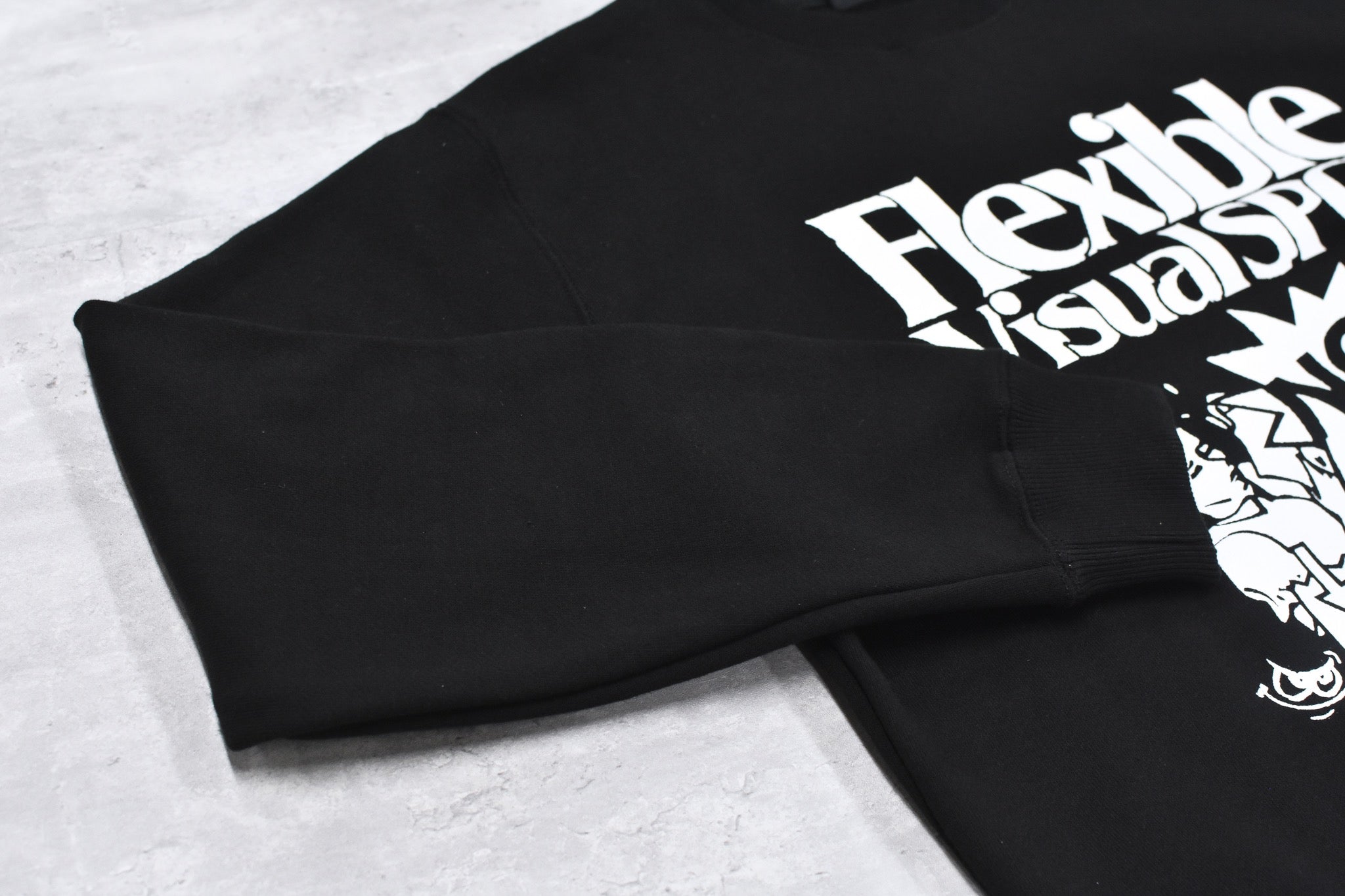 FlexibleVisual SPCE / FVS Sweatshirt - BLACK