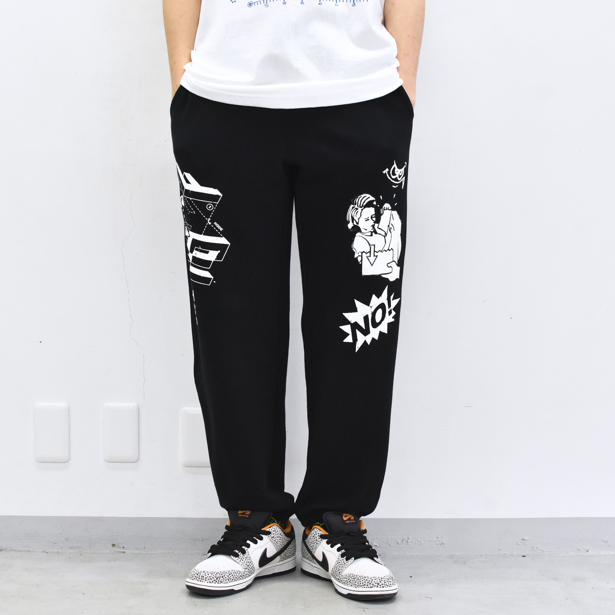 FlexibleVisual SPCE / FVS Sweatpants - BLACK