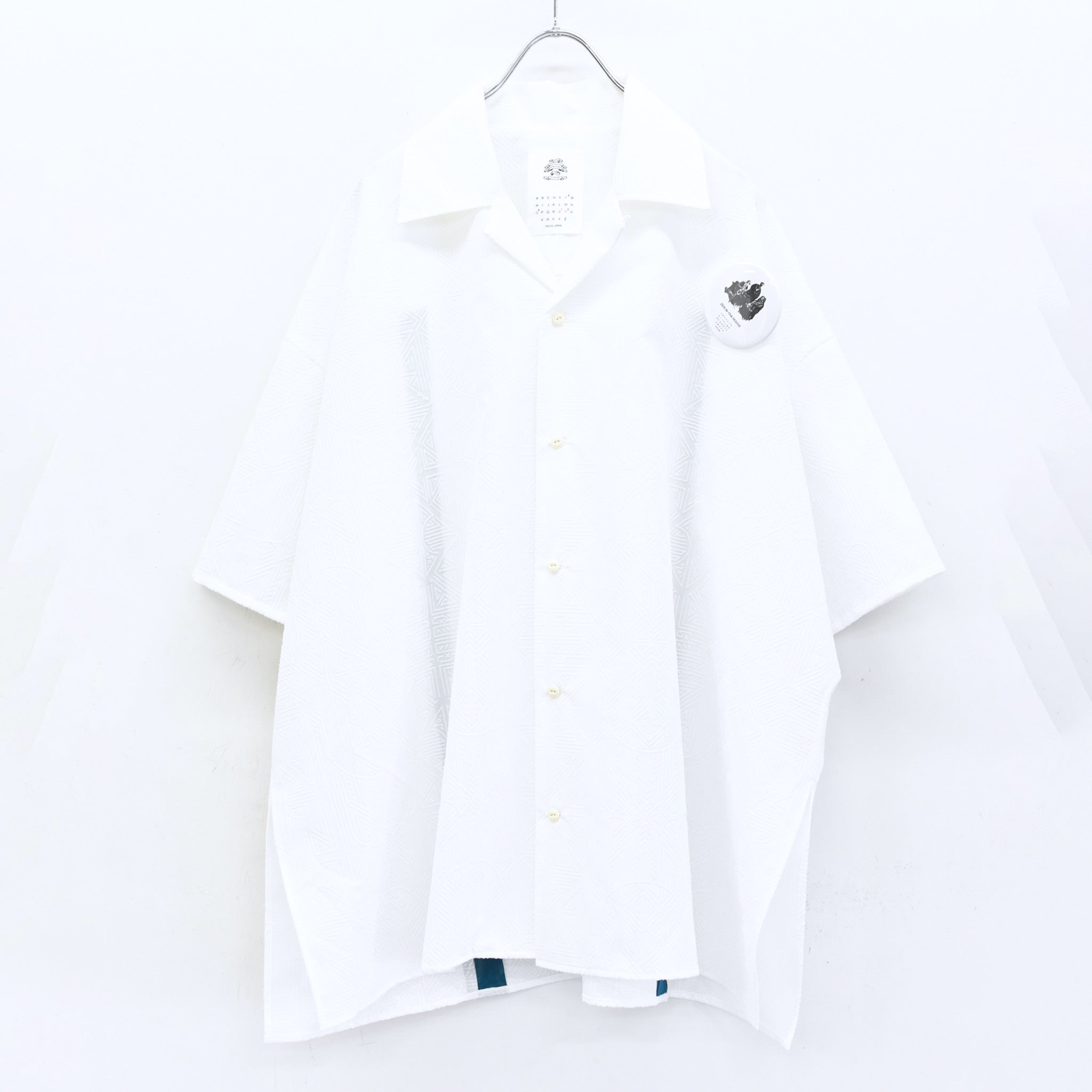 STOF / Stone Yard Floc Shirt - WHITE