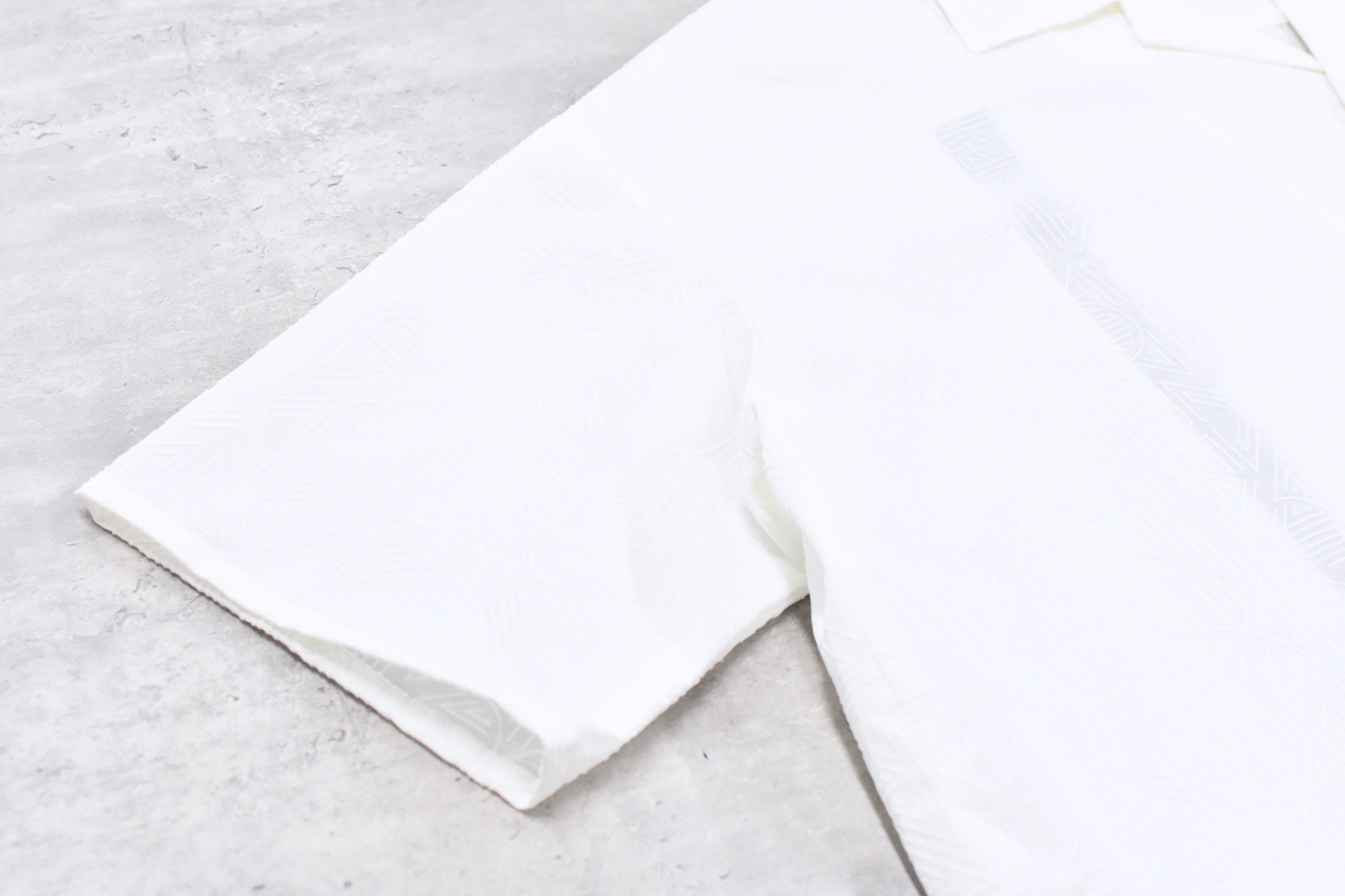 STOF / Stone Yard Floc Shirt - WHITE