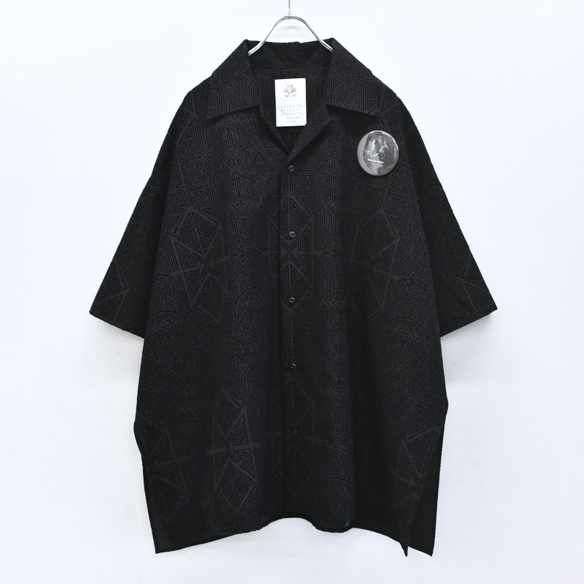 STOF / Stone Yard Floc Shirt - BLACK