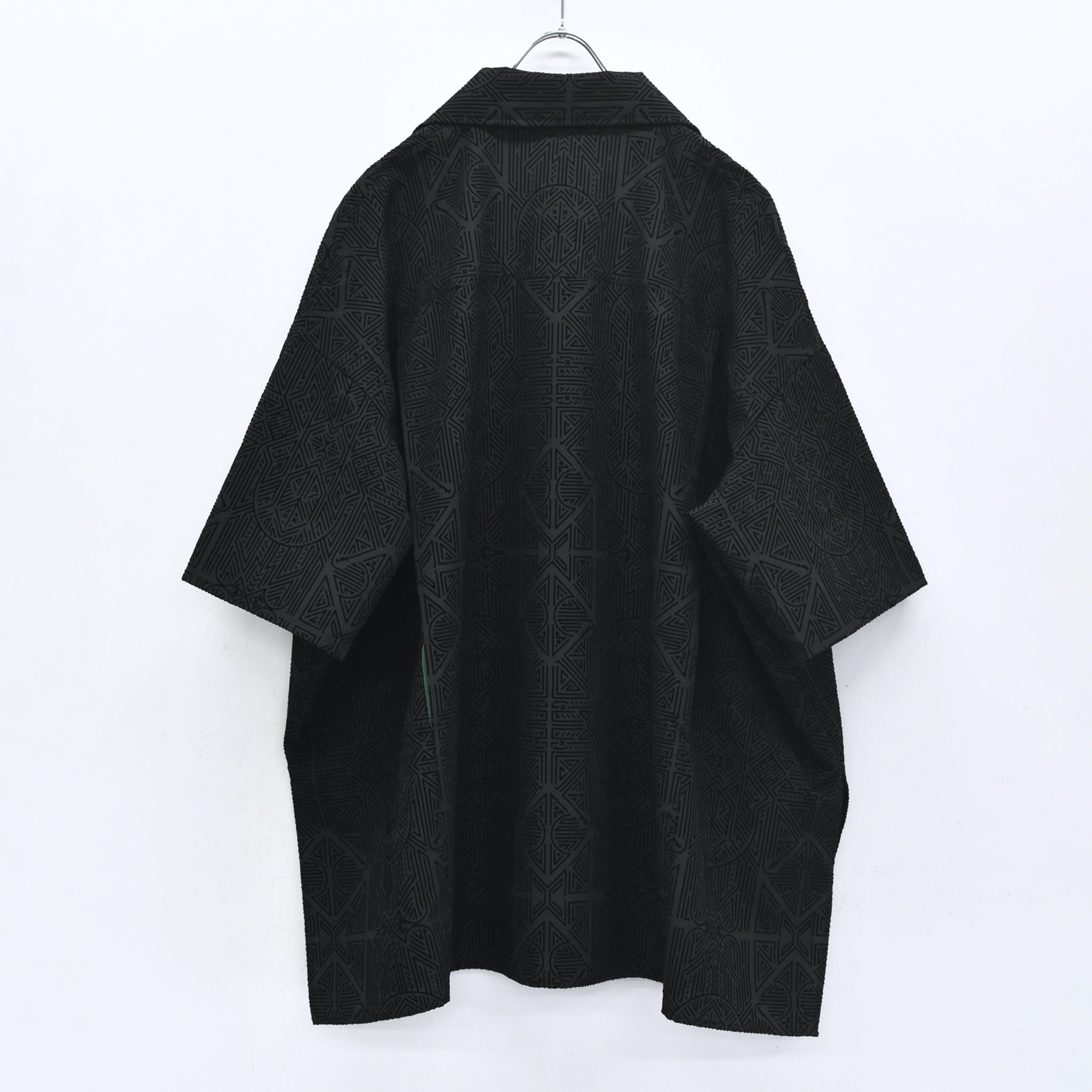 STOF / Stone Yard Floc Shirt - BLACK