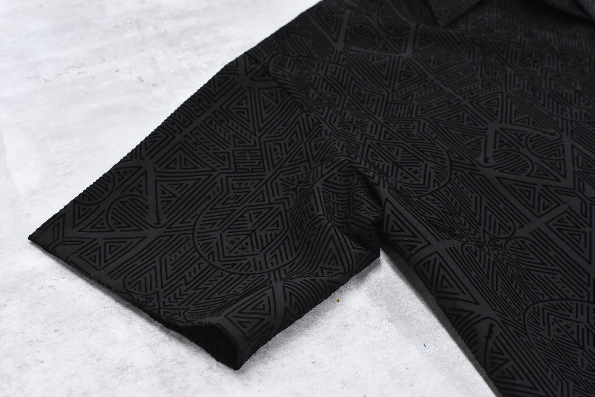 STOF / Stone Yard Floc Shirt - BLACK