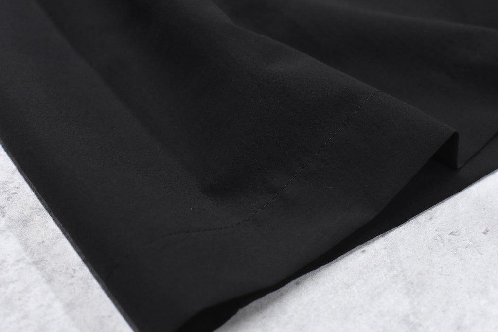 STOF / Stone Yard Floc Wide Shorts - BLACK