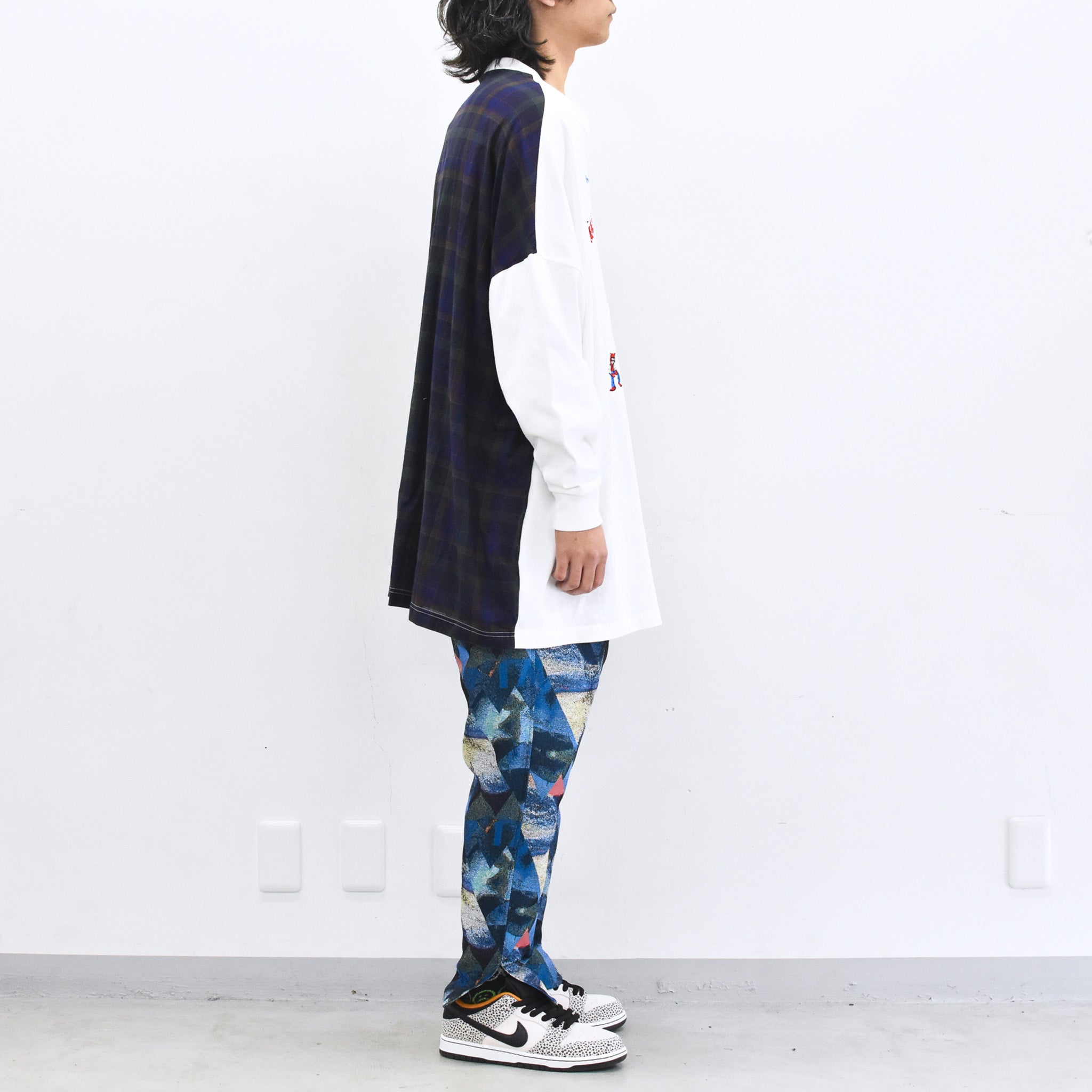STOF / Edition Embroi L/S Tee - WHITE