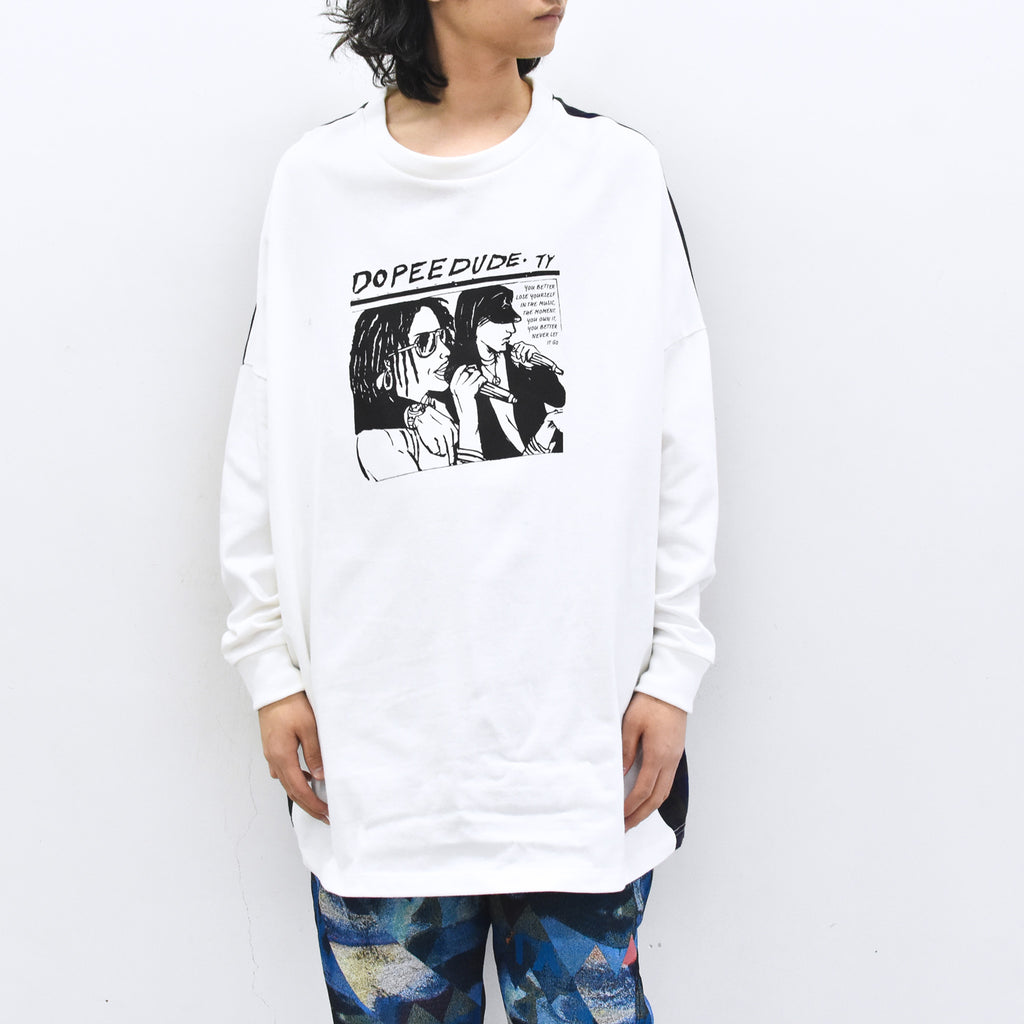 STOF / DOPEE DUDE L/S Tee - WHITE