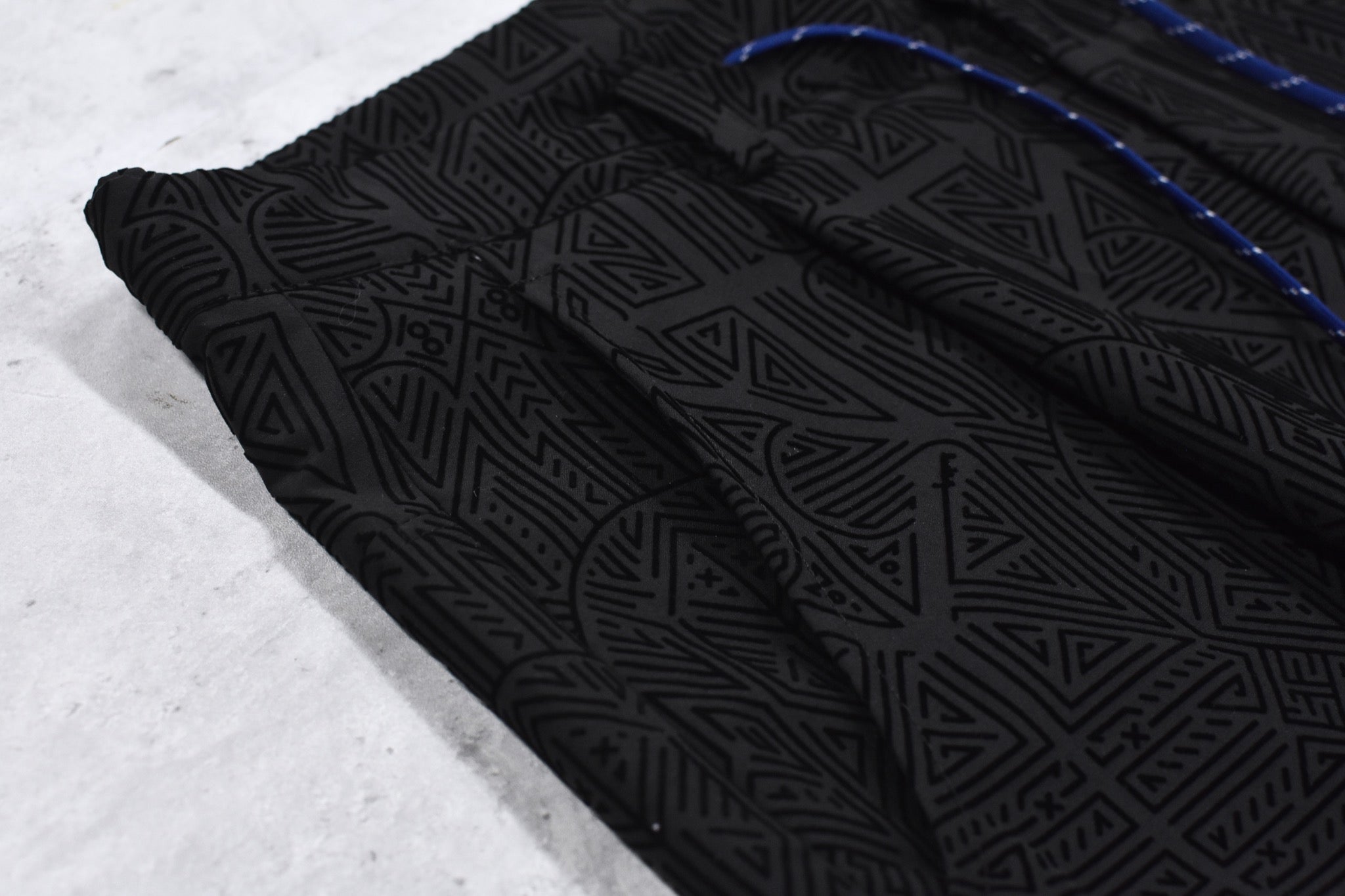 STOF / Stone Yard Floc Wide Pants - BLACK