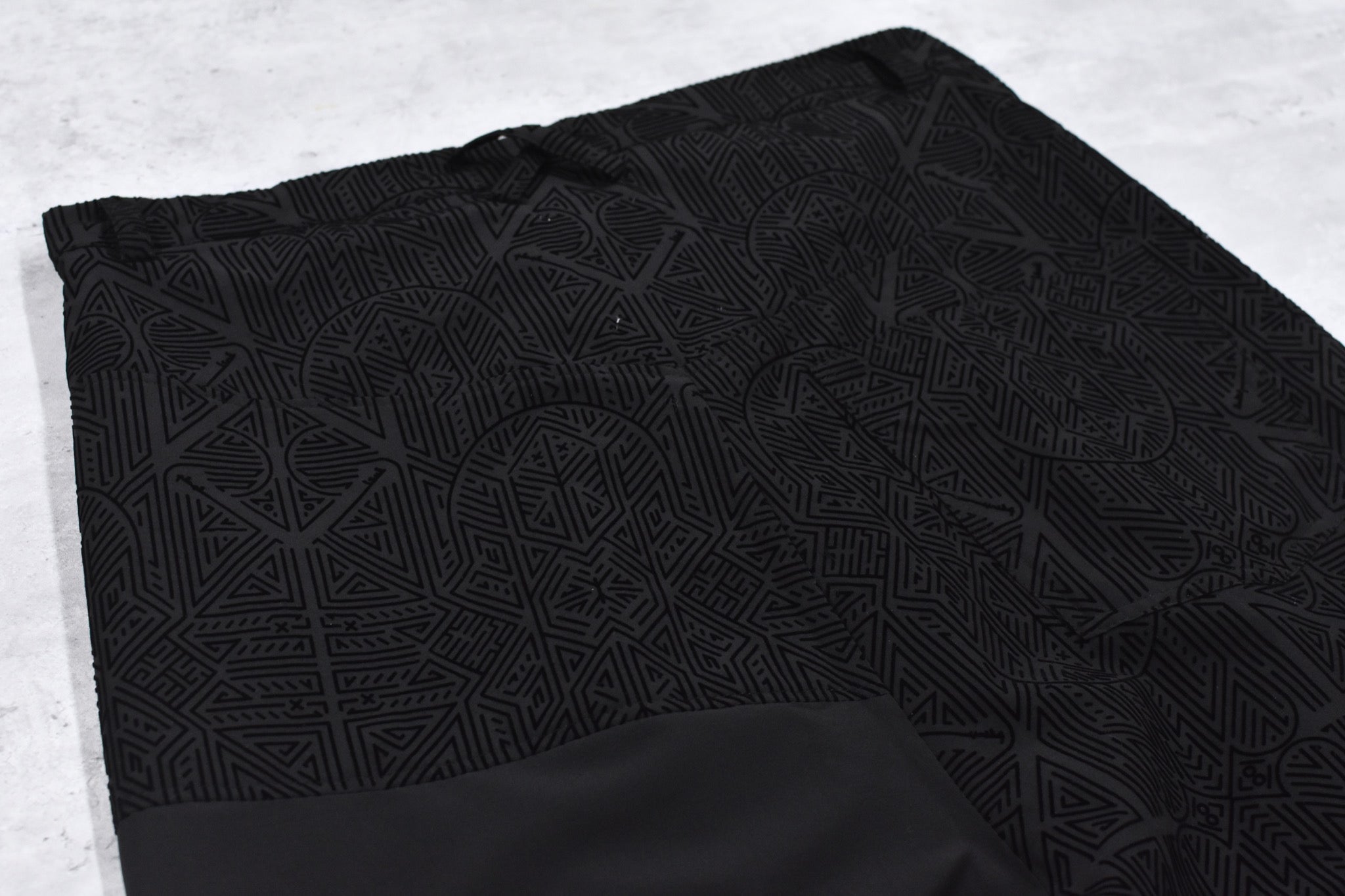 STOF / Stone Yard Floc Wide Pants - BLACK