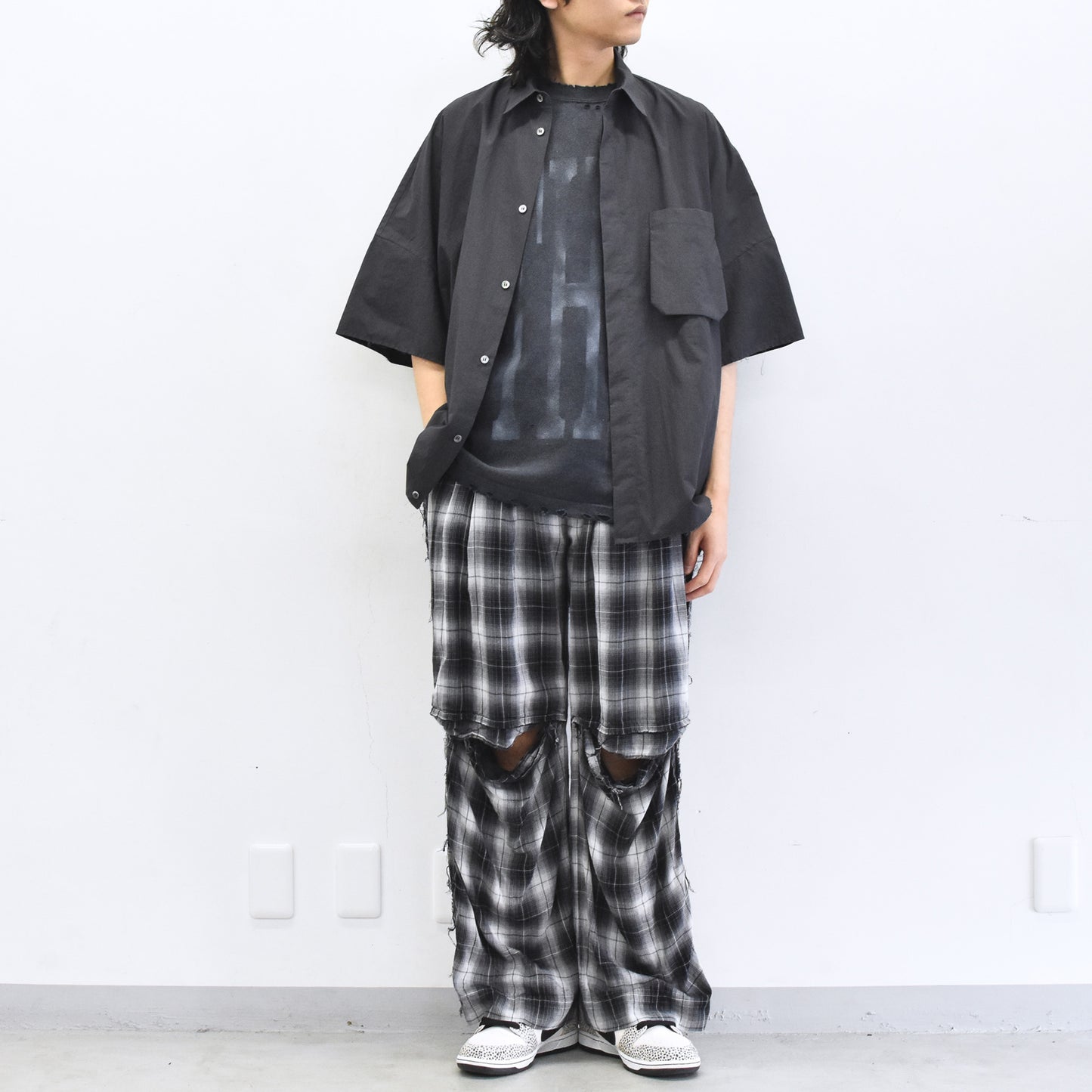 THE JEAN PIERRE / Signature 11XL SS Shirt - FADE BLK