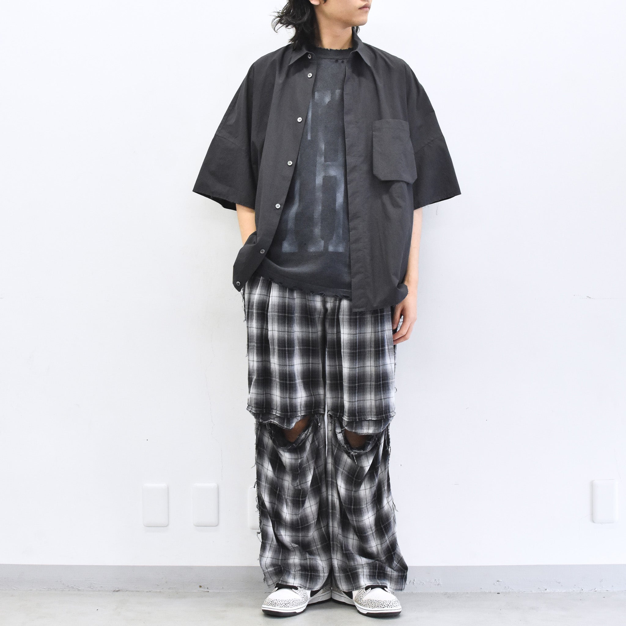 THE JEAN PIERRE / Signature 11XL SS Shirt - FADE BLK