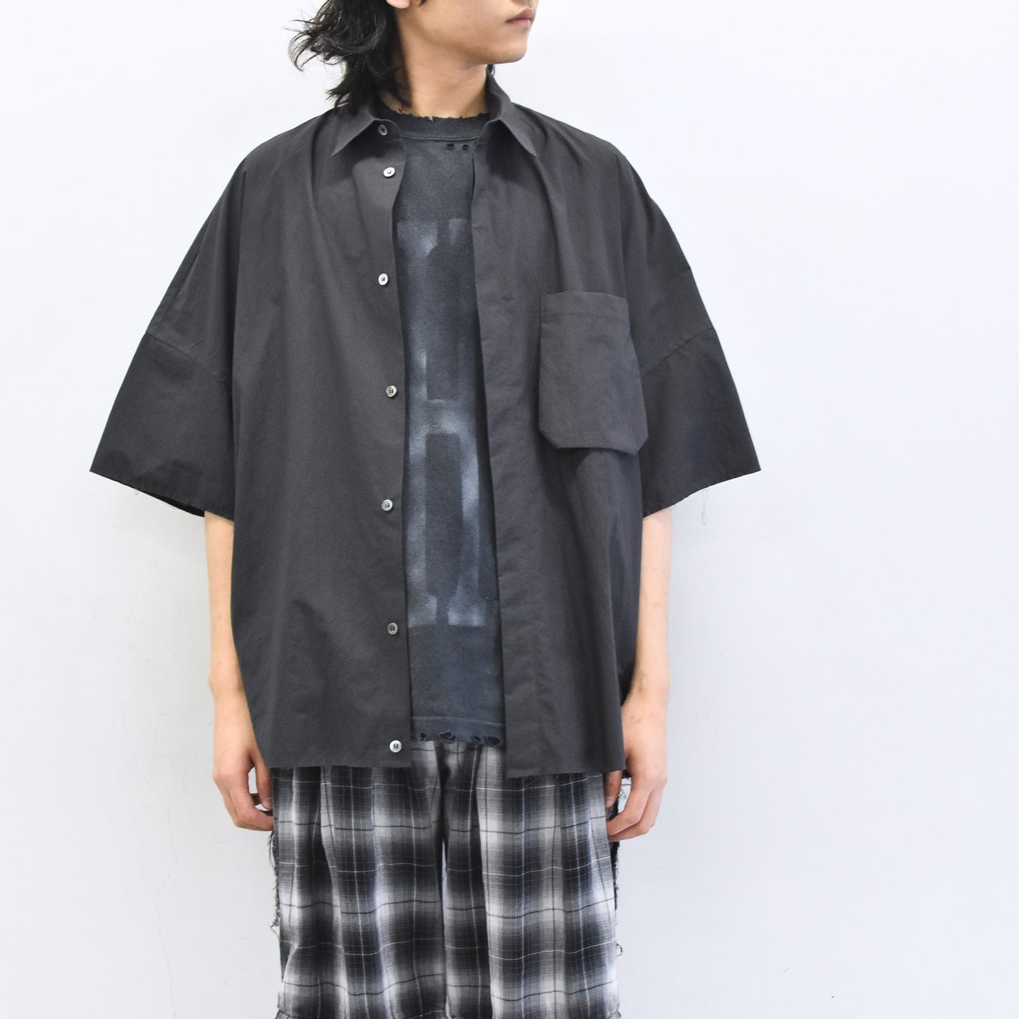 THE JEAN PIERRE / Signature 11XL SS Shirt - FADE BLK