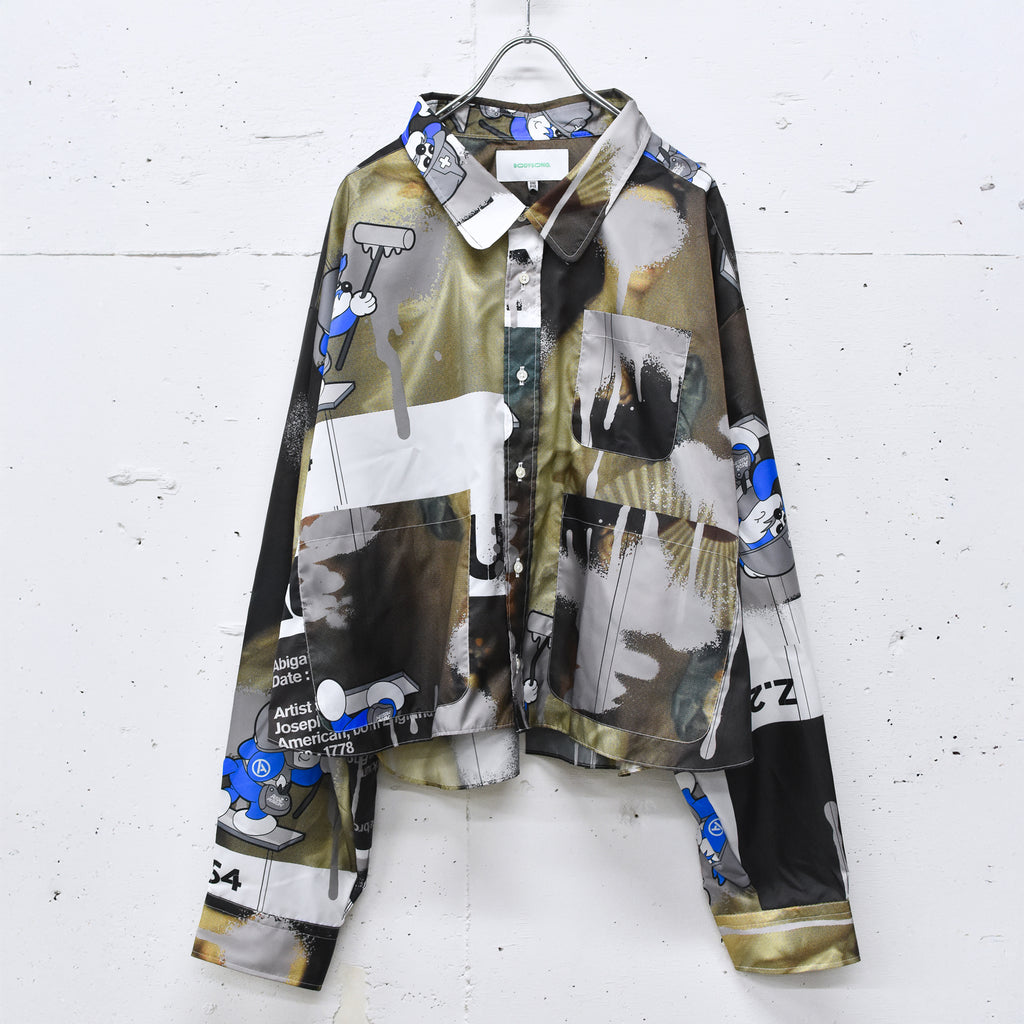 BODYSONG. / FAMOUS PAINTING SHIRTS/ATOZ - WHITE