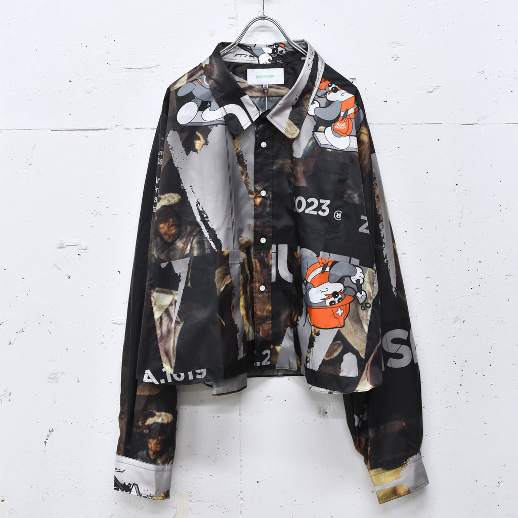 BODYSONG. / FAMOUS PAINTING SHIRTS/ATOZ - BLACK