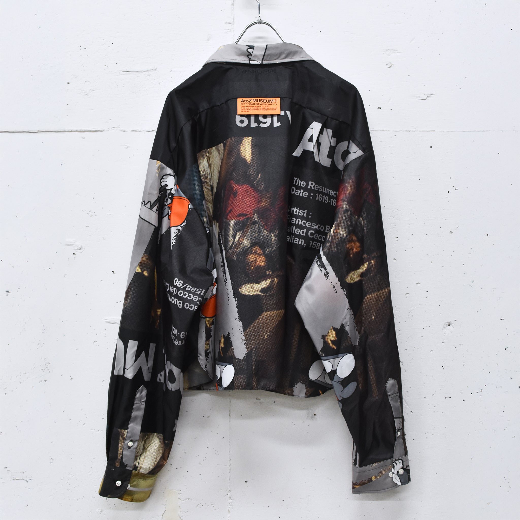 BODYSONG. / FAMOUS PAINTING SHIRTS/ATOZ - BLACK