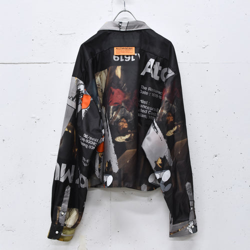 BODYSONG. / FAMOUS PAINTING SHIRTS/ATOZ - BLACK