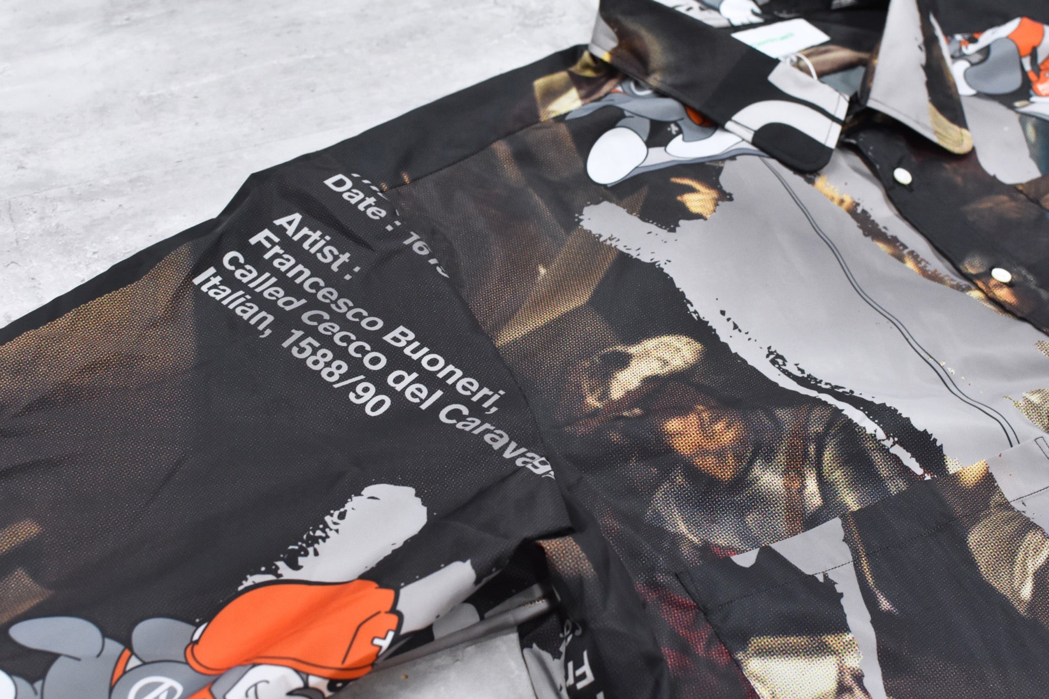 BODYSONG. / FAMOUS PAINTING SHIRTS/ATOZ - BLACK