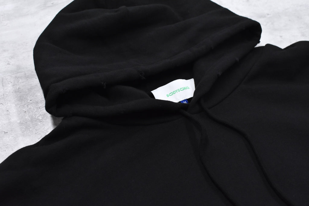 BODYSONG. / HOODIE - PHOTOCHROMIC - OHIANA  - BLACK