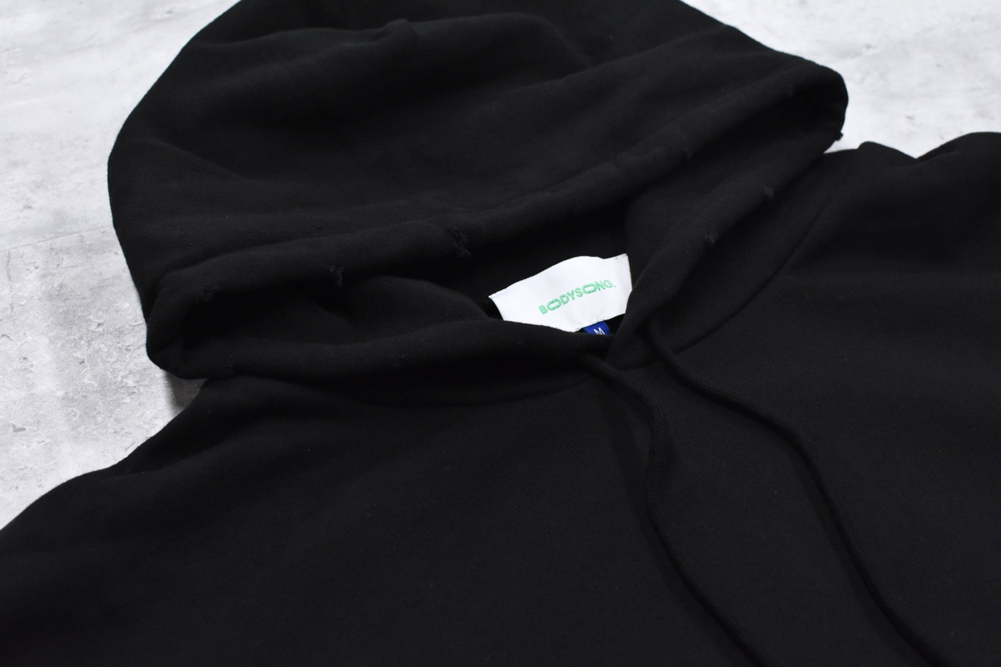 BODYSONG. / HOODIE - PHOTOCHROMIC - OHIANA  - BLACK