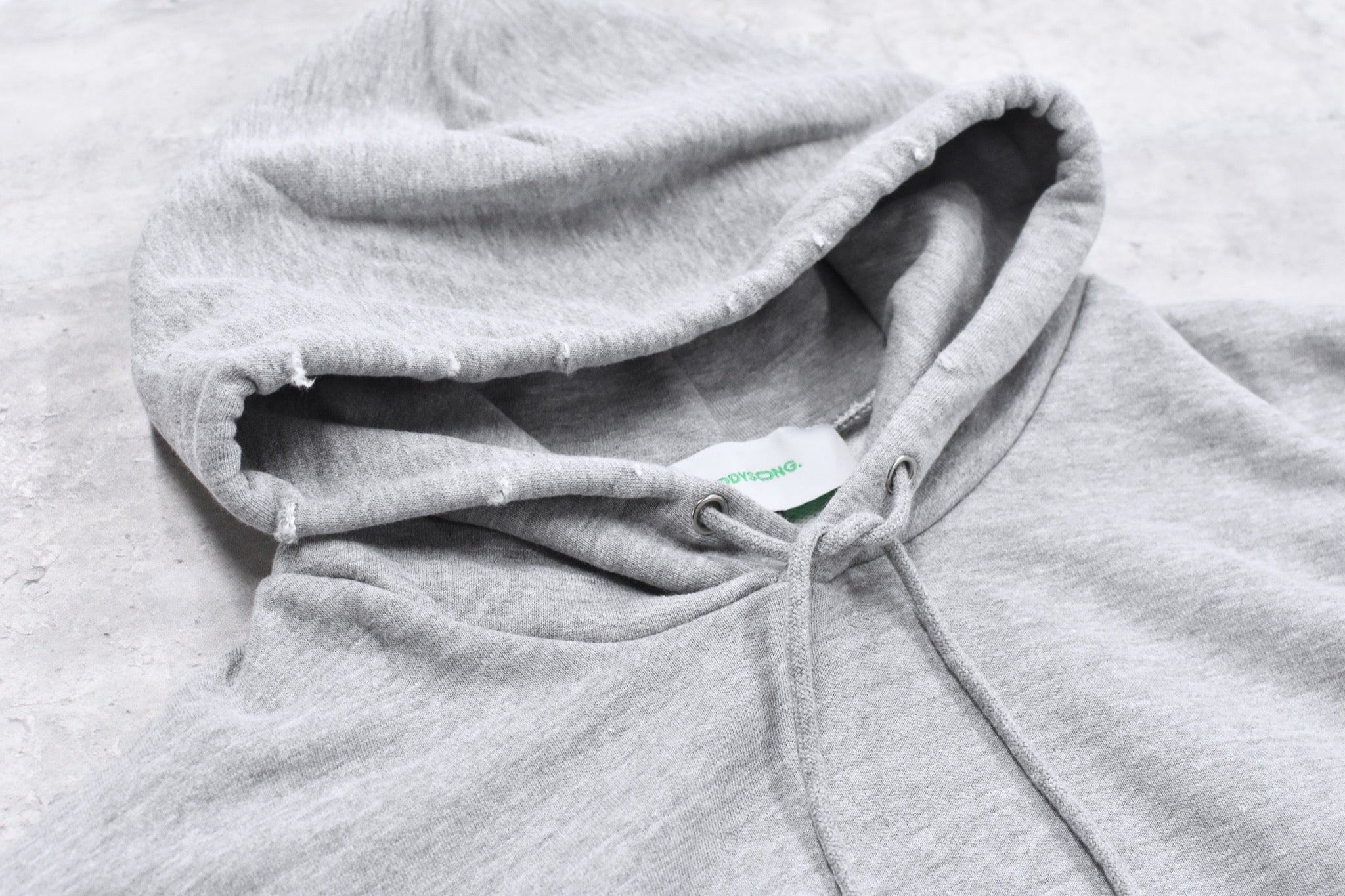 BODYSONG. / HOODIE - PHOTOCHROMIC - OHIANA  - GREY