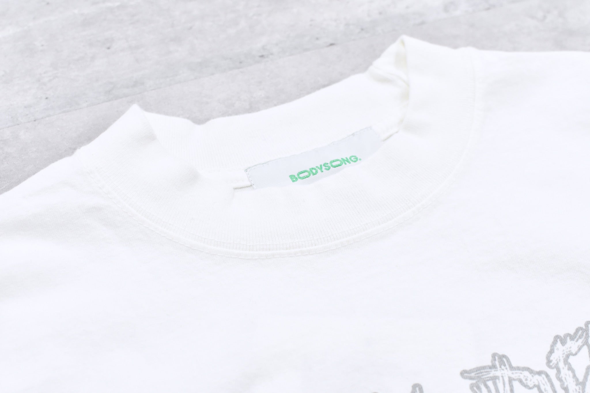 BODYSONG. / TEE/PHOTOCHROMIC/OHIANA - WHITE