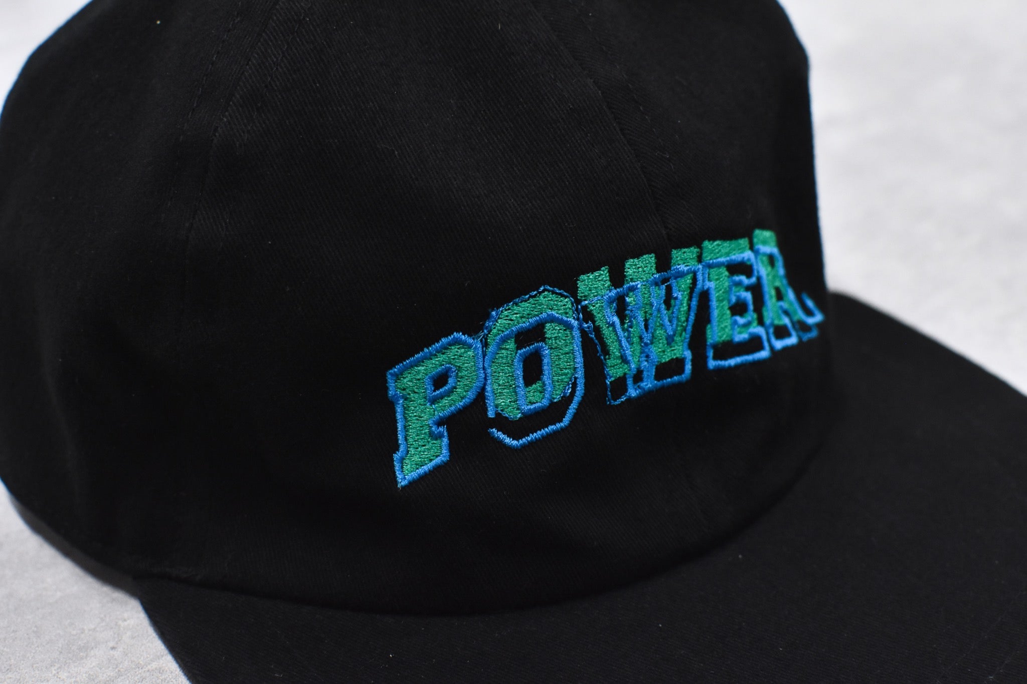 BODYSONG. / GLITCH EMBROIDERY CAP - POWER