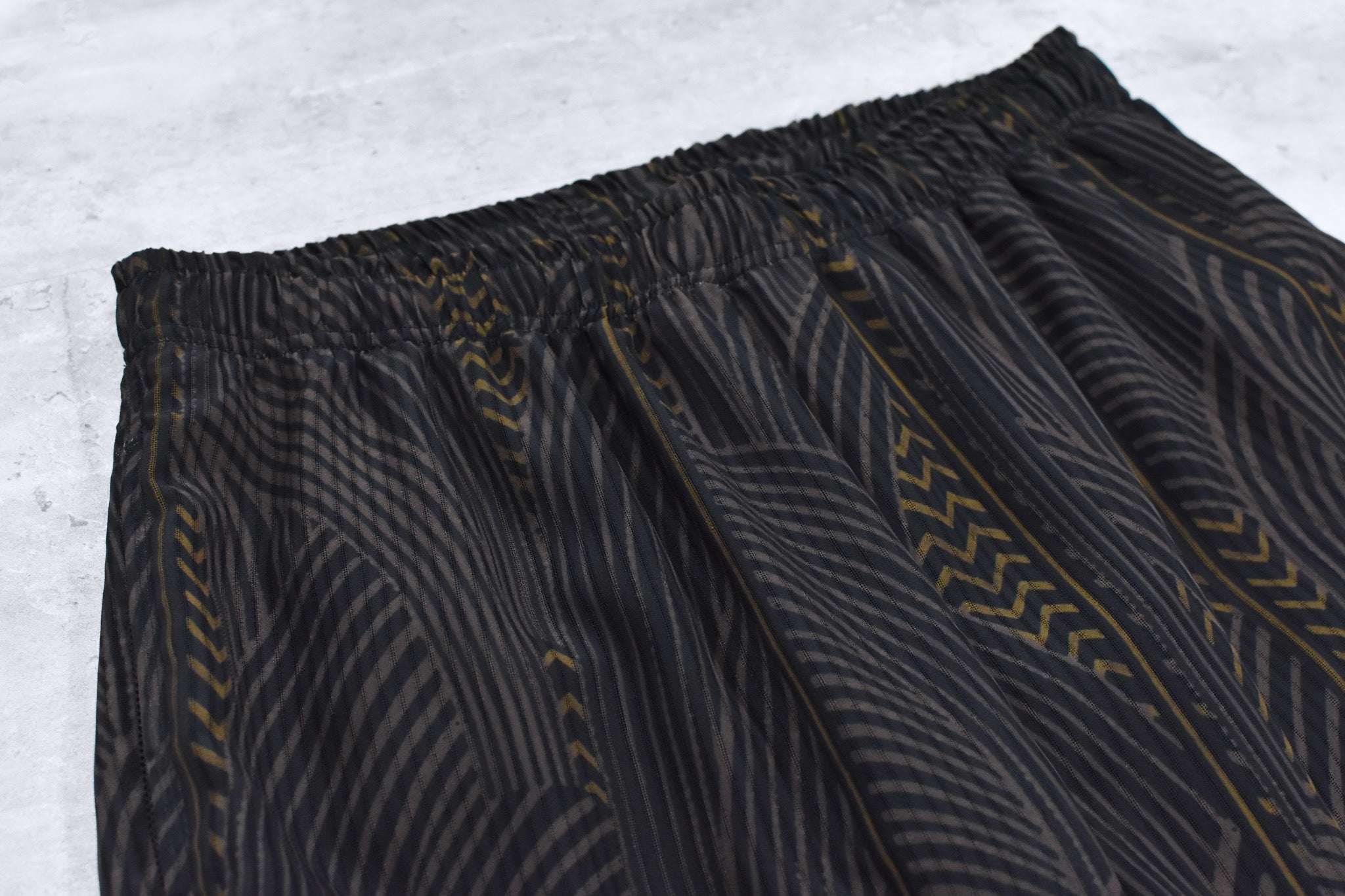 elephant TRIBAL fabrics / NO A/C PT - BLACK