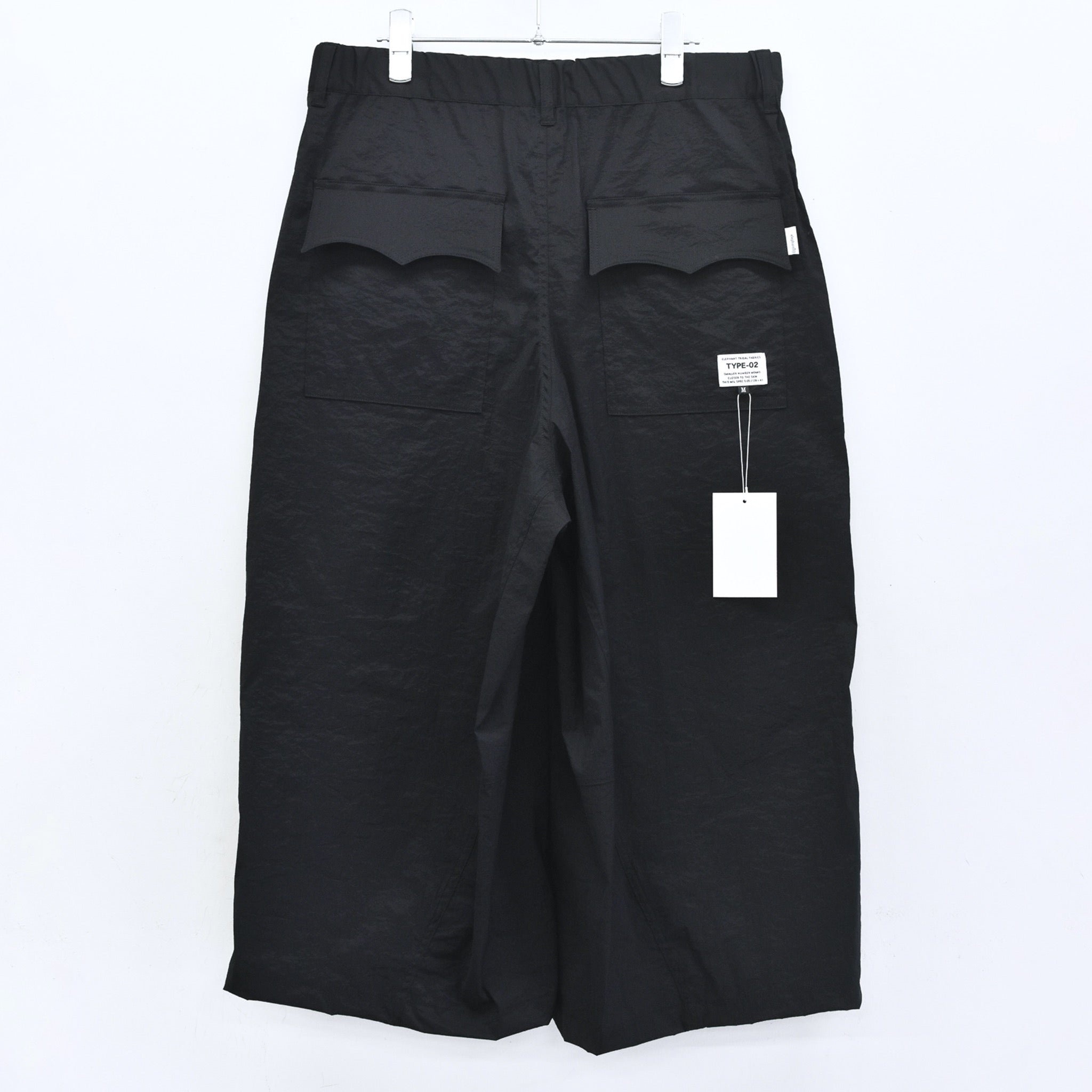 elephant TRIBAL fabrics / High Power Stretch Warming-up Halfway PT - BLACK
