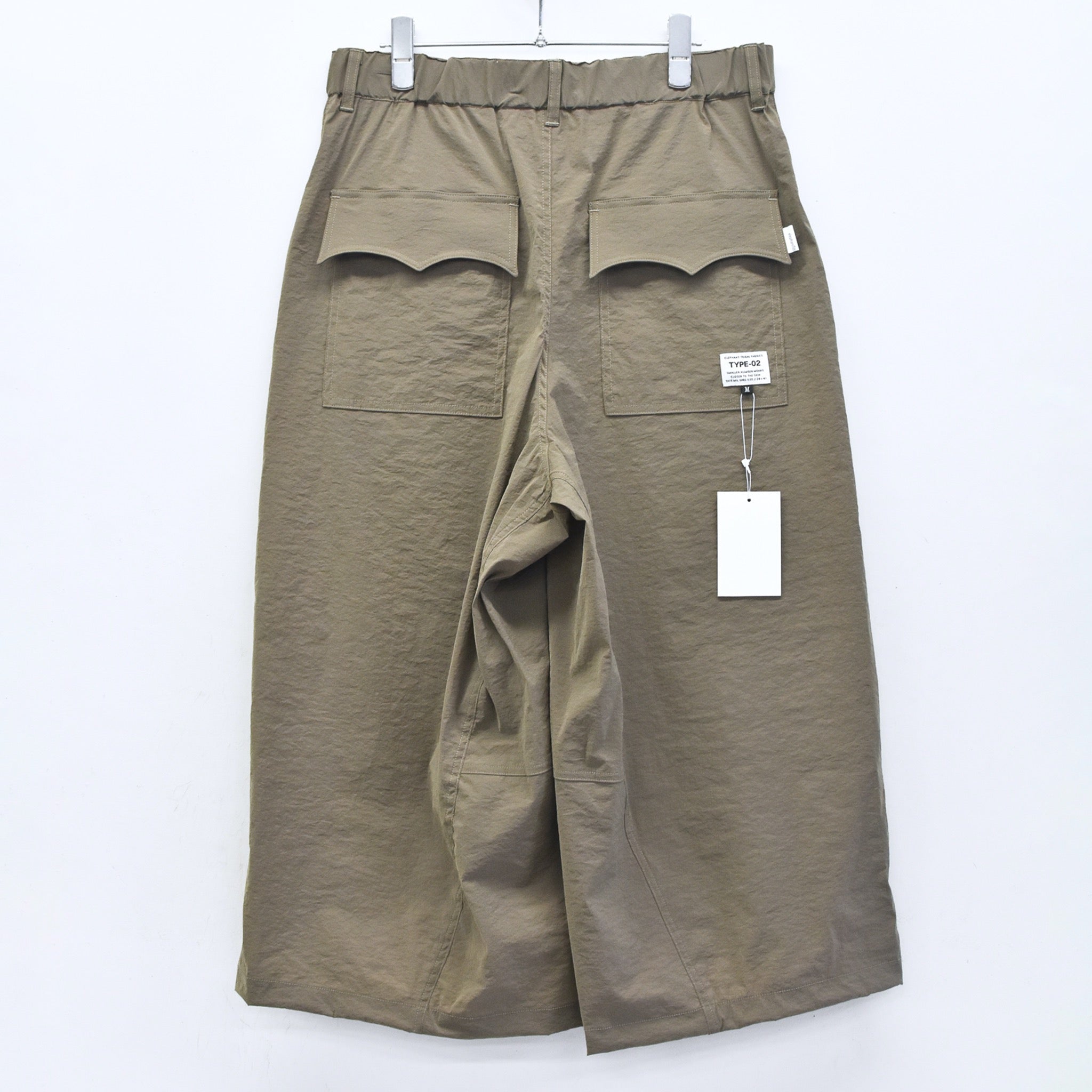 elephant TRIBAL fabrics / High Power Stretch Warming-up Halfway PT - GREIGE