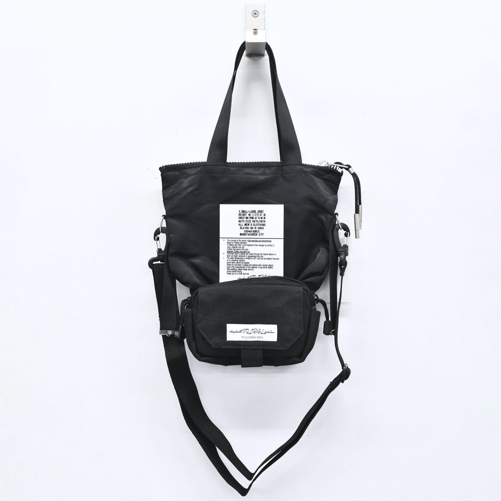 elephant TRIBAL fabrics / Back in the Pouch - BLACK