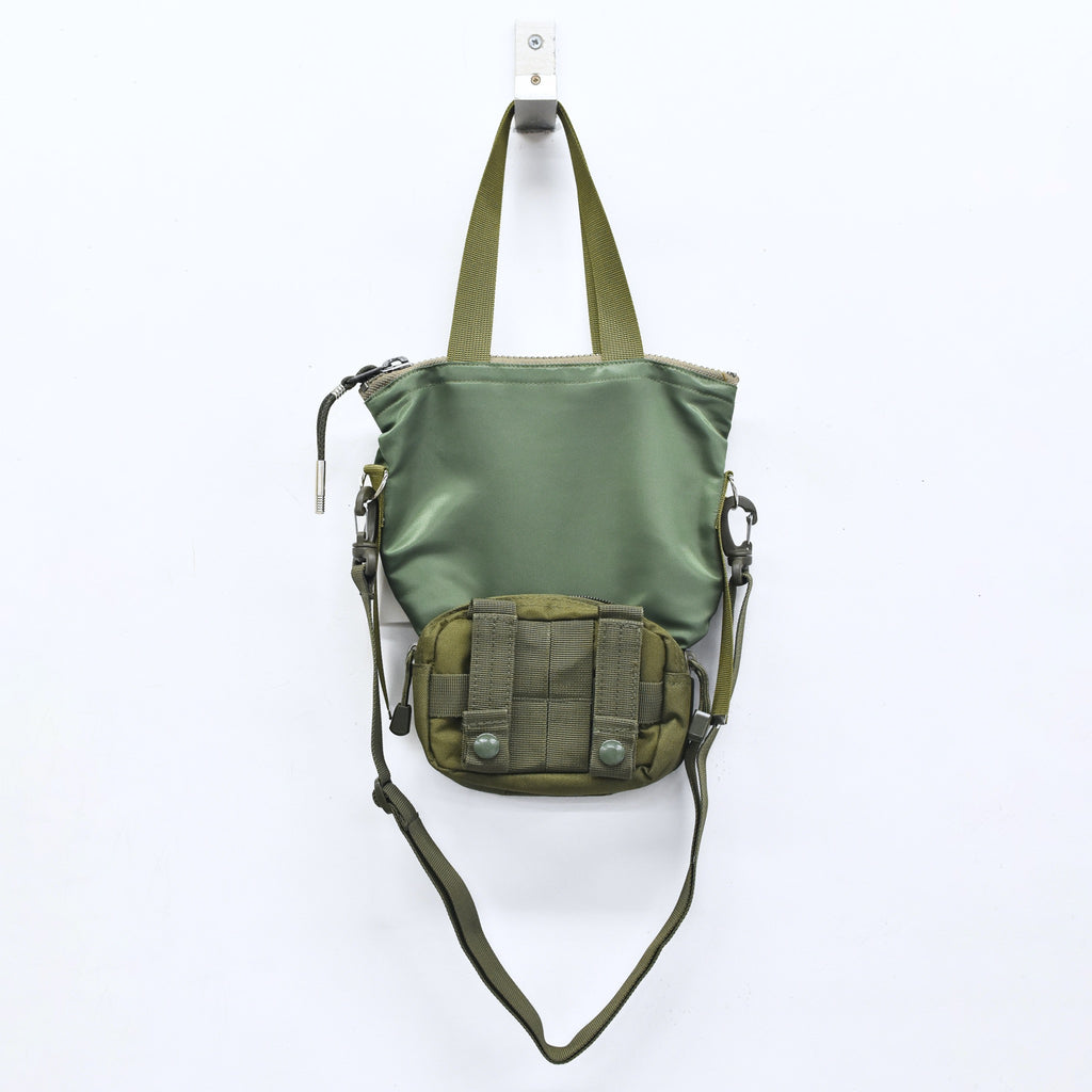 elephant TRIBAL fabrics / Back in the Pouch - KHAKI