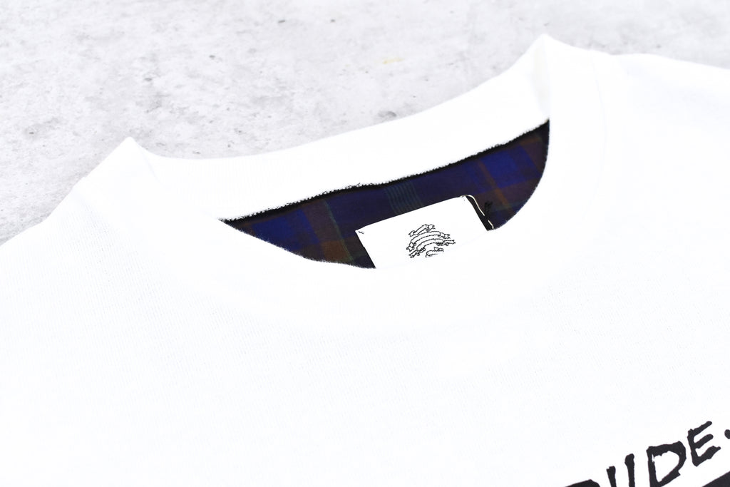 STOF / DOPEE DUDE L/S Tee - WHITE