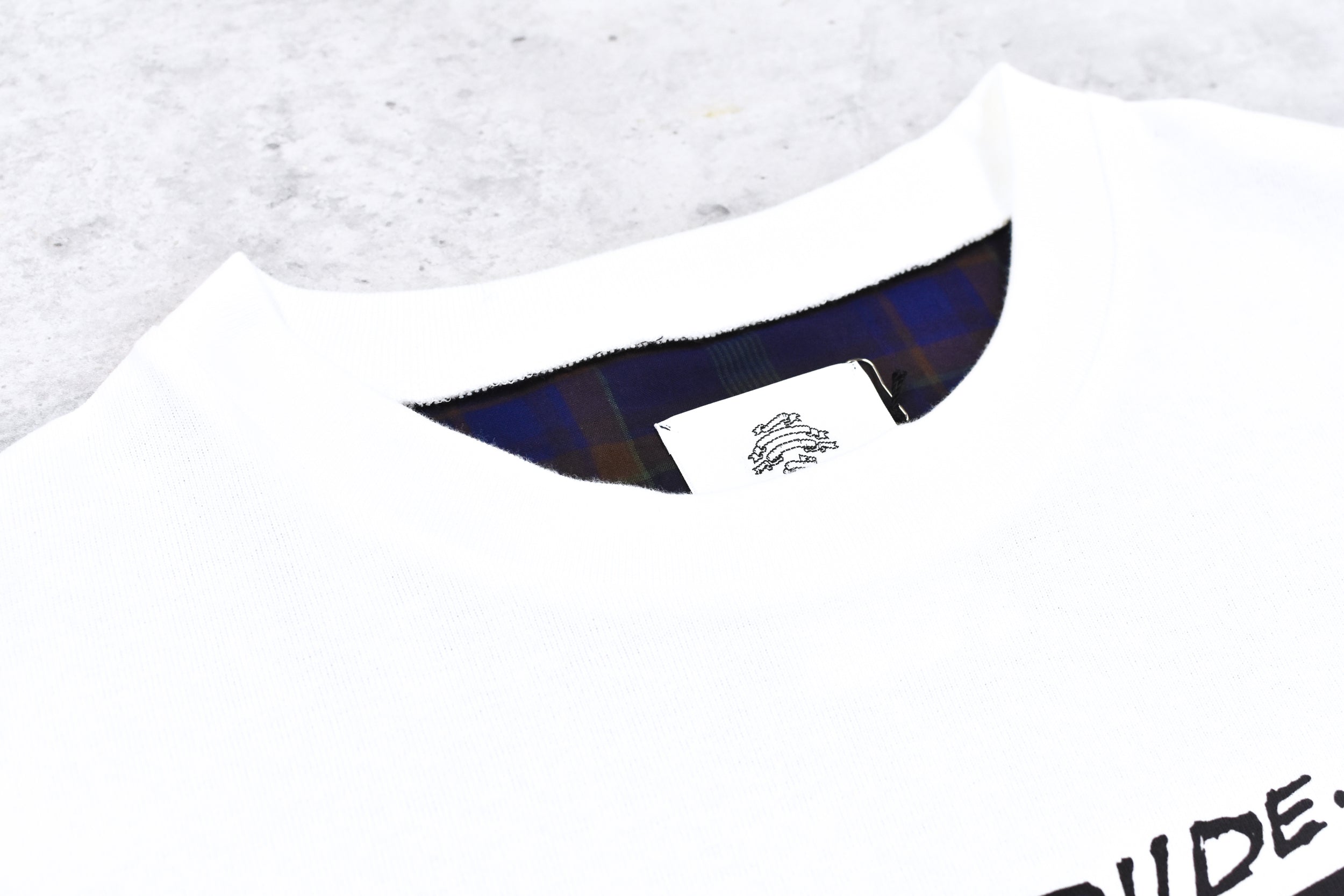 STOF / DOPEE DUDE L/S Tee - WHITE