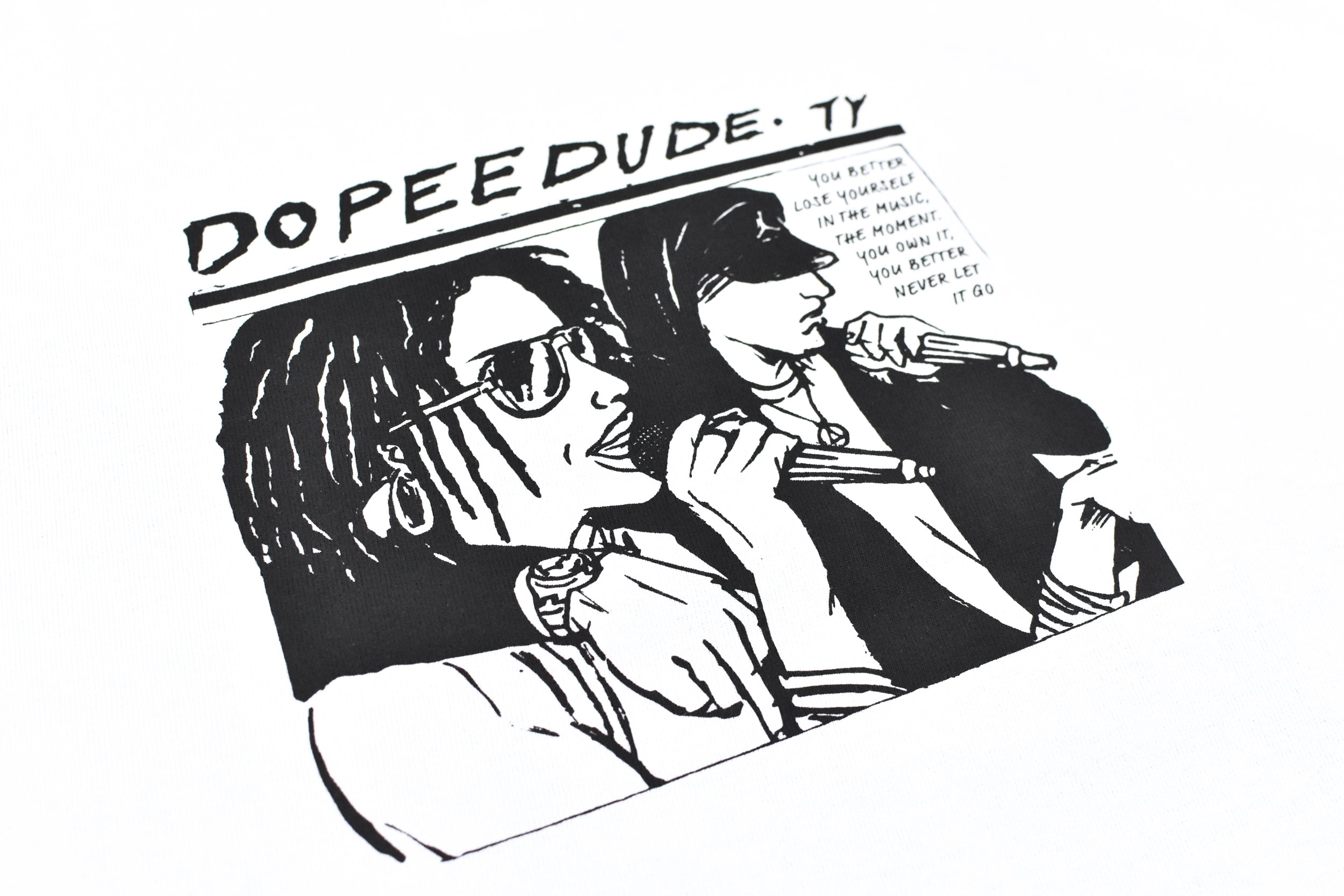 STOF / DOPEE DUDE L/S Tee - WHITE